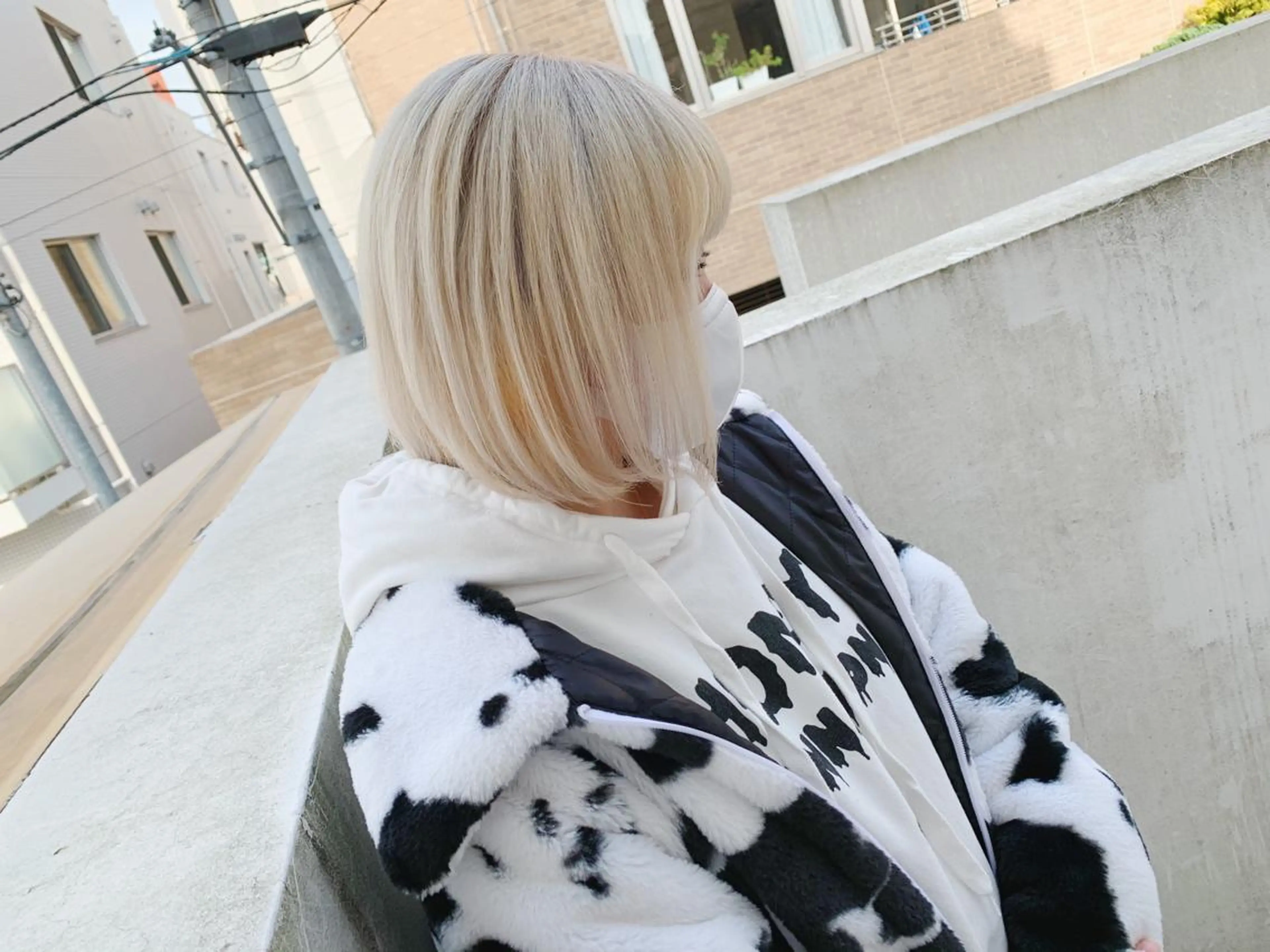 【透明感ダブルカラー】+ブリーチandカラー◽︎の写真