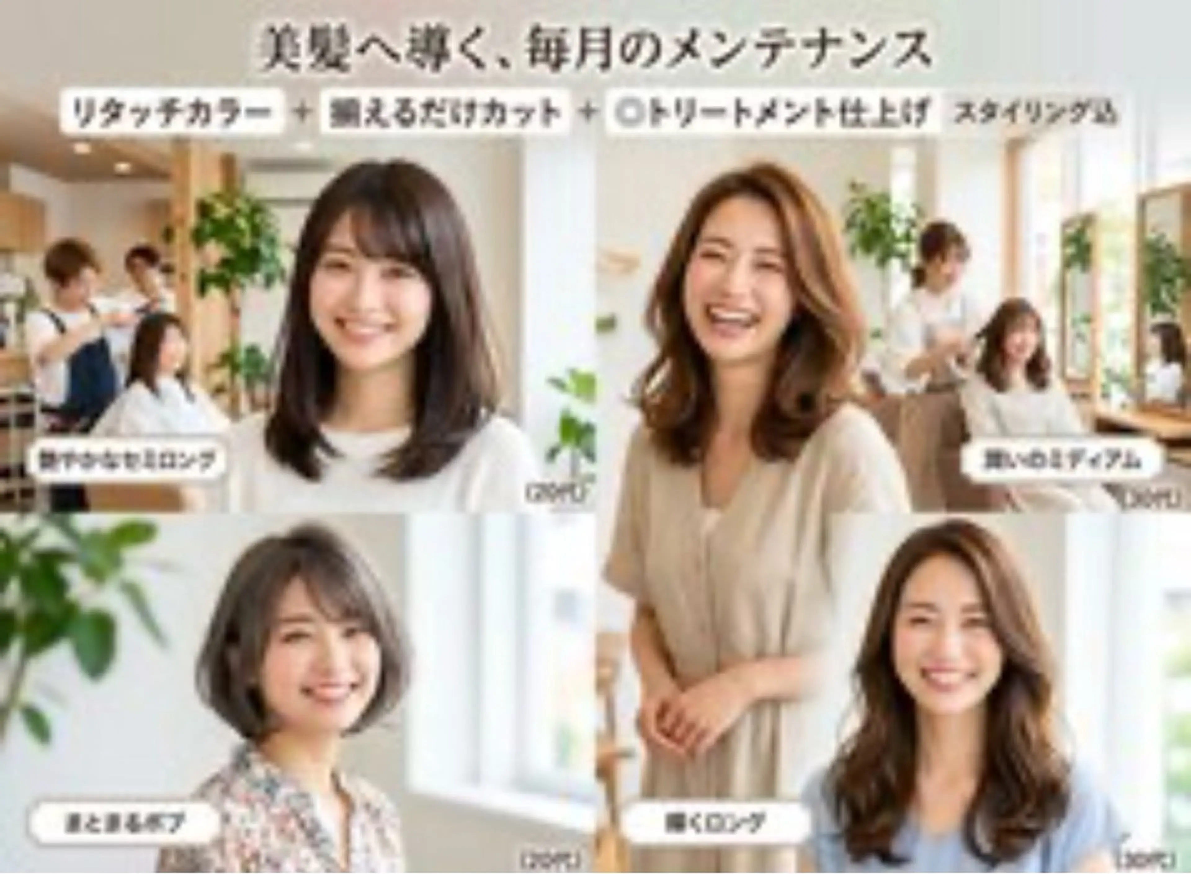 ミディアム 宅間 優生のヘアスタイル