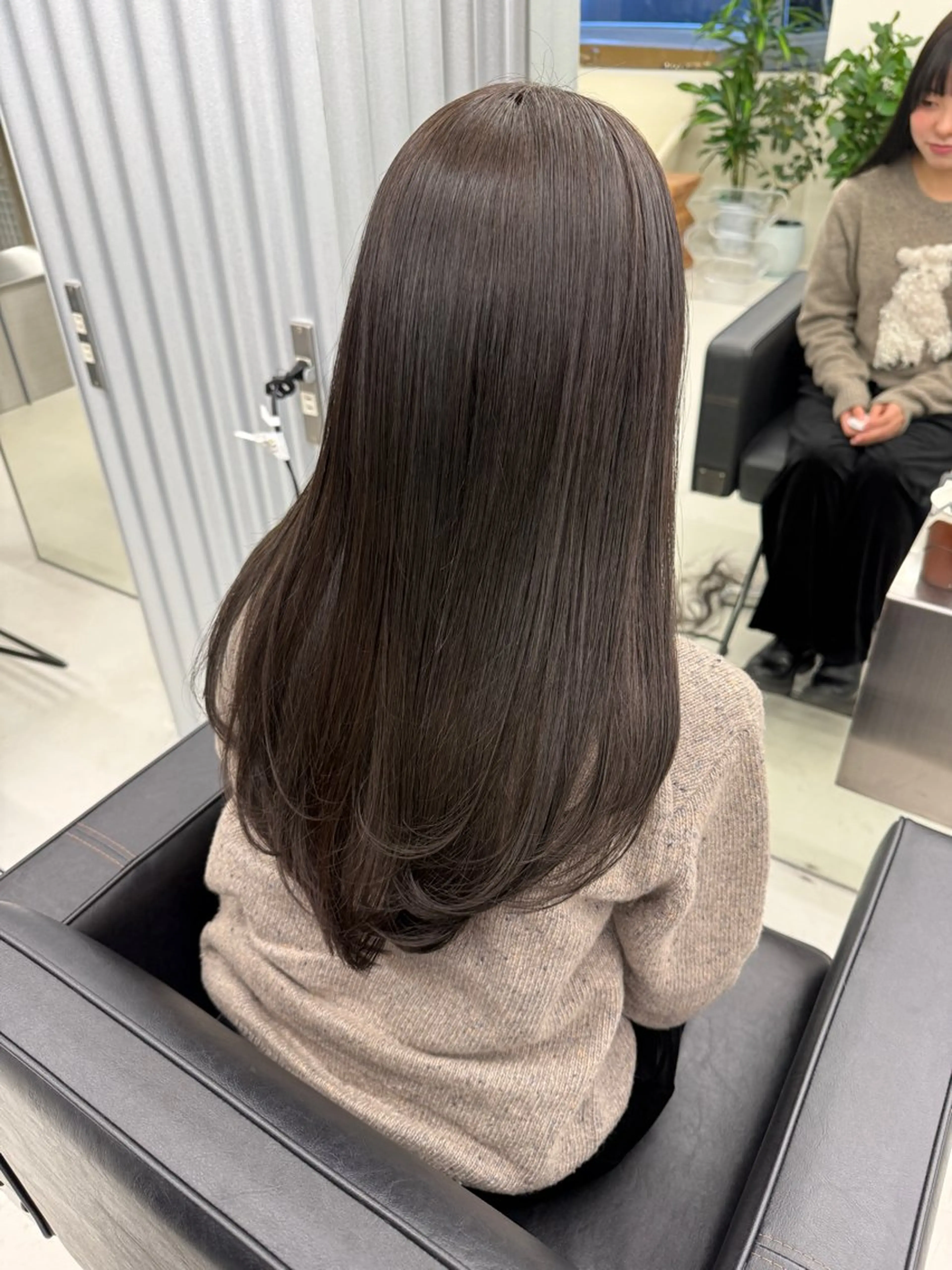 ロング カラー カット ヘアカラー トリートメント 表参道🌿赤み消し カラー/チナツのヘアスタイル