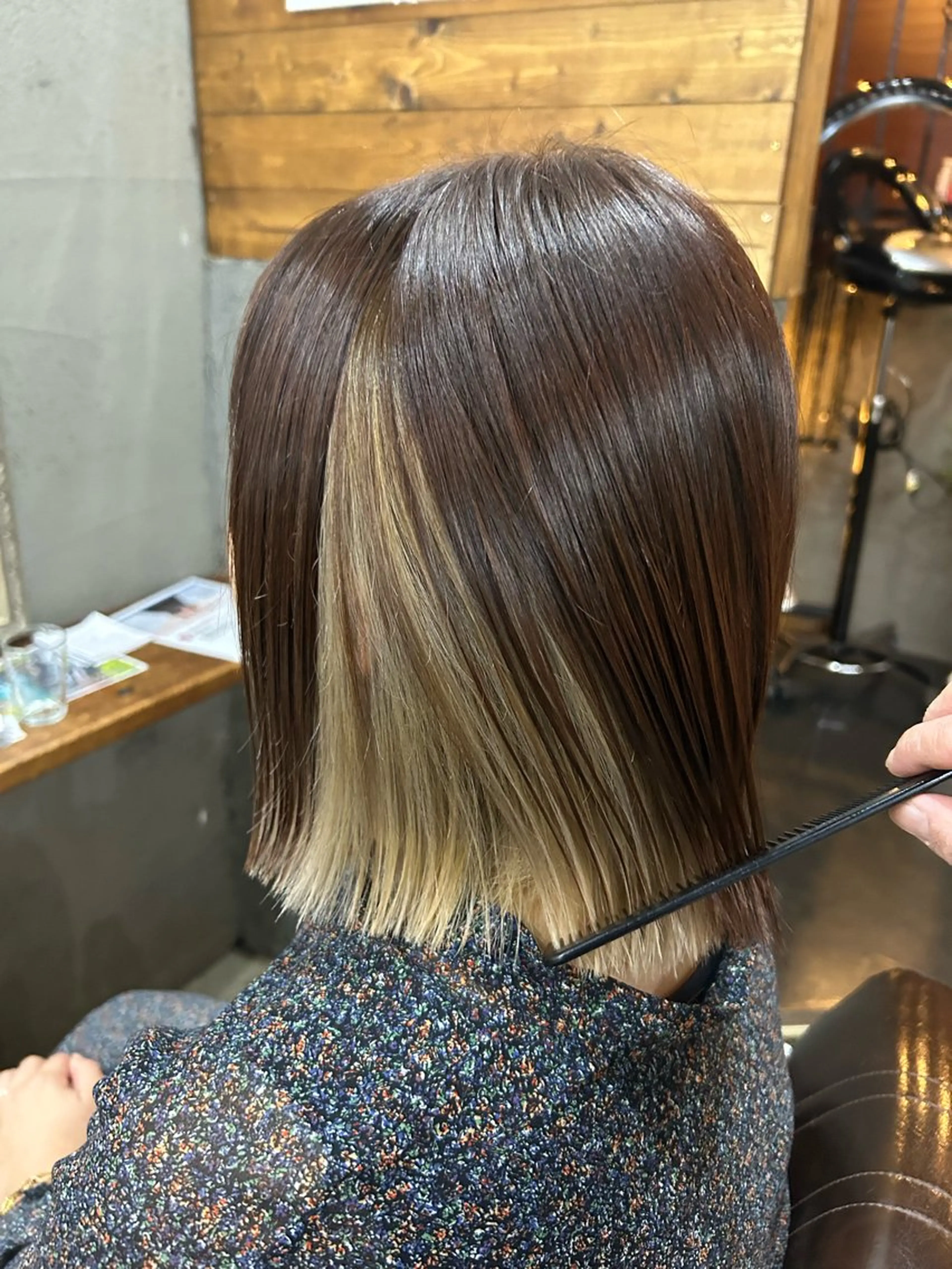 ショート パーマ 縮毛矯正 カット 縮毛矯正 桜田 修未のヘアスタイル