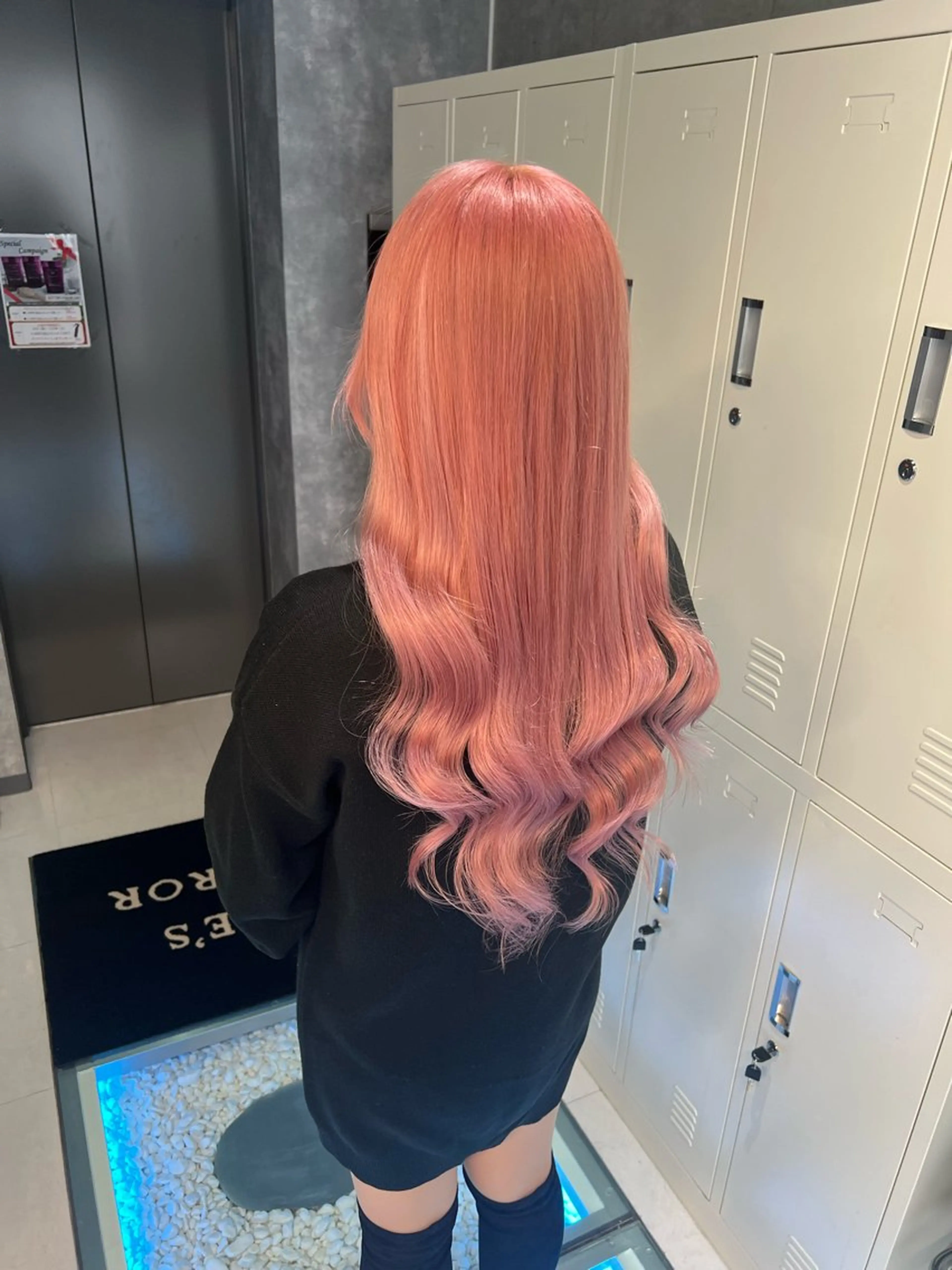 ロング カラー カット ヘアカラー トリートメント エクステ ヘアセット 大人GAL製造機/カ ラー×エクステゆいとのヘアスタイル