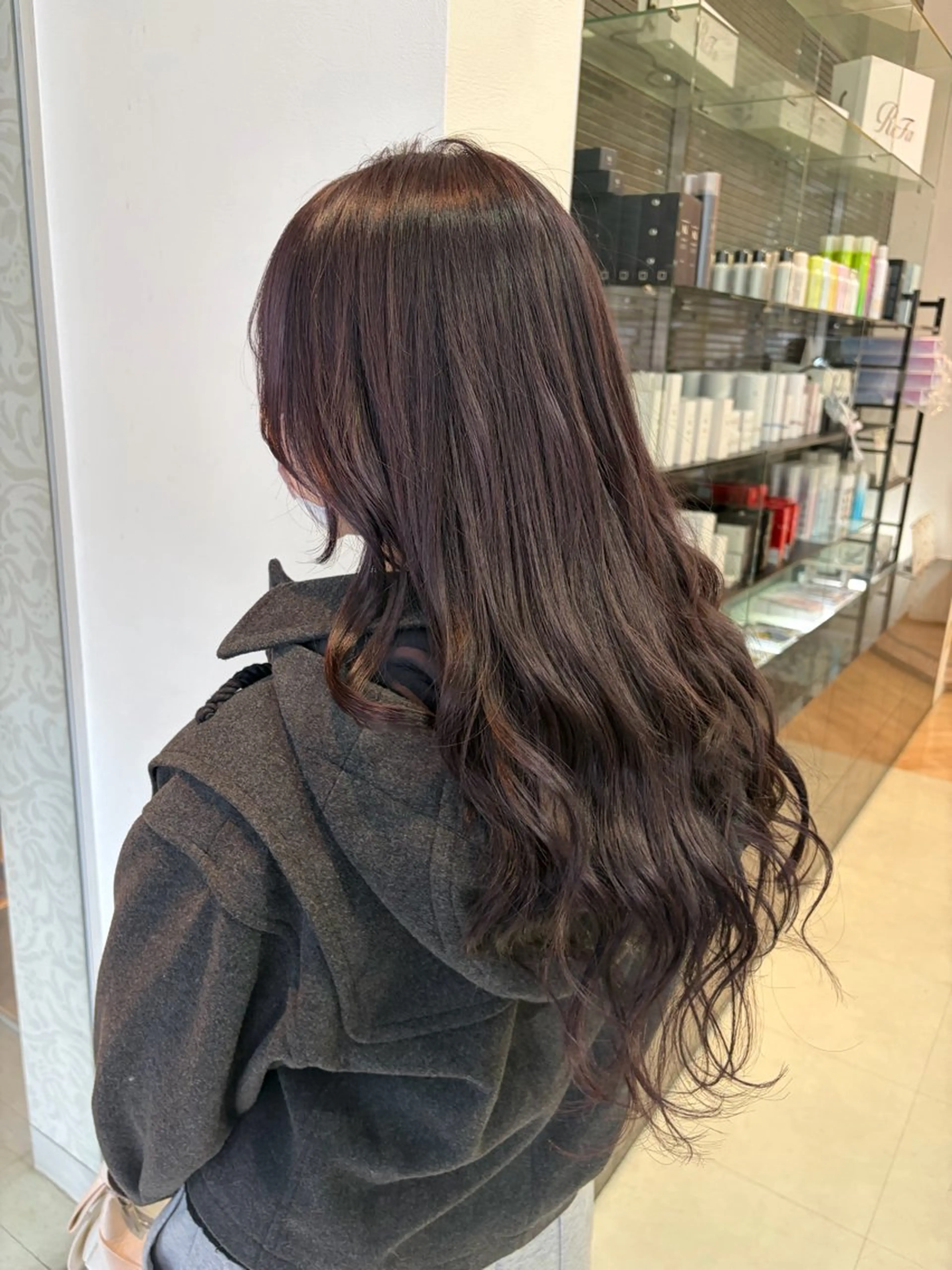 ロング カラー 透明感カラー ラベンダーカラー ラベンダーピンク ピンクカラー カット ヘアカラー トリートメント ✨似合わせ特化美容師 WILL上村　拳吾のヘアスタイル