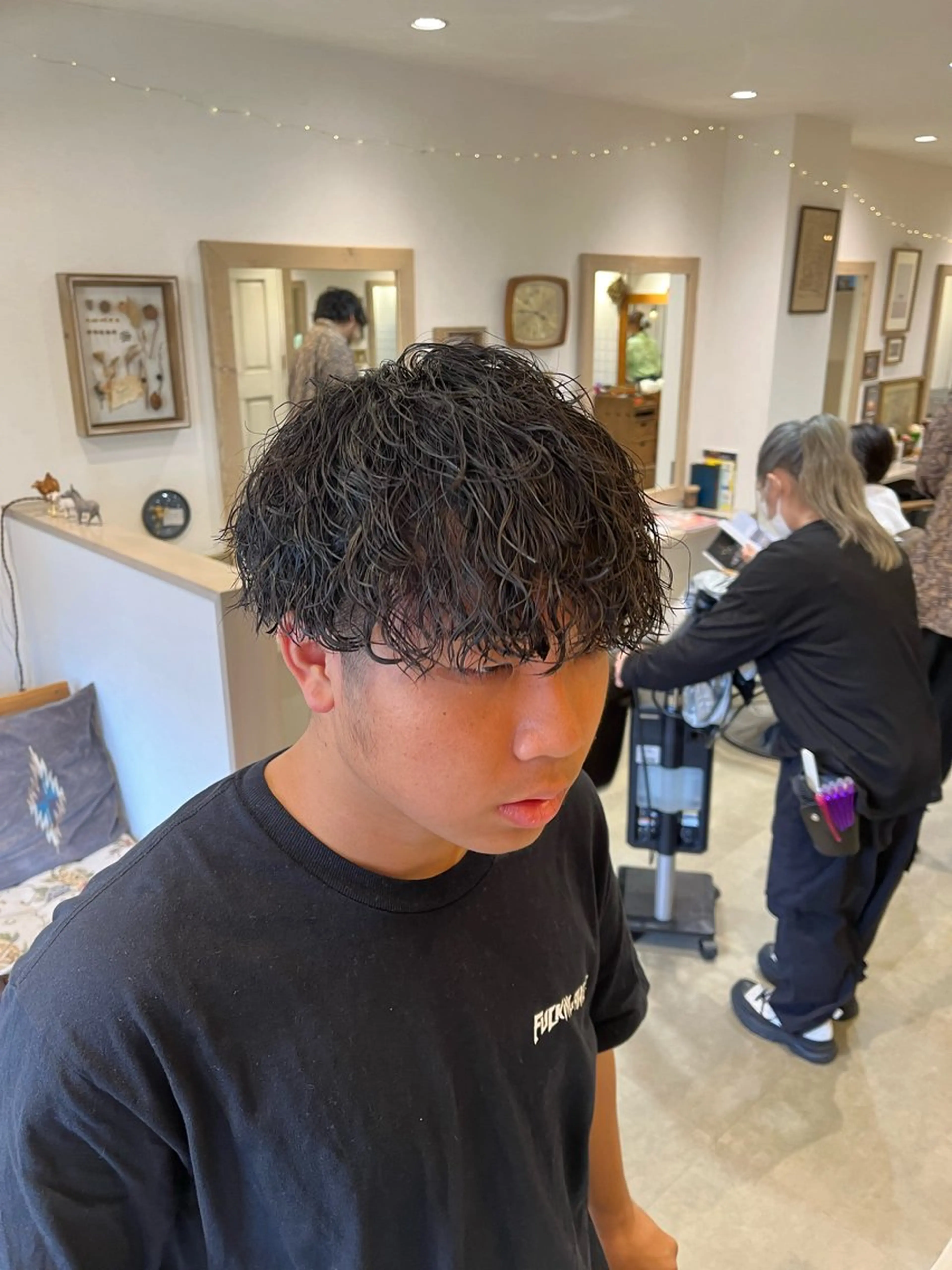 カット✂️+波巻きパーマ🌊🌊の写真