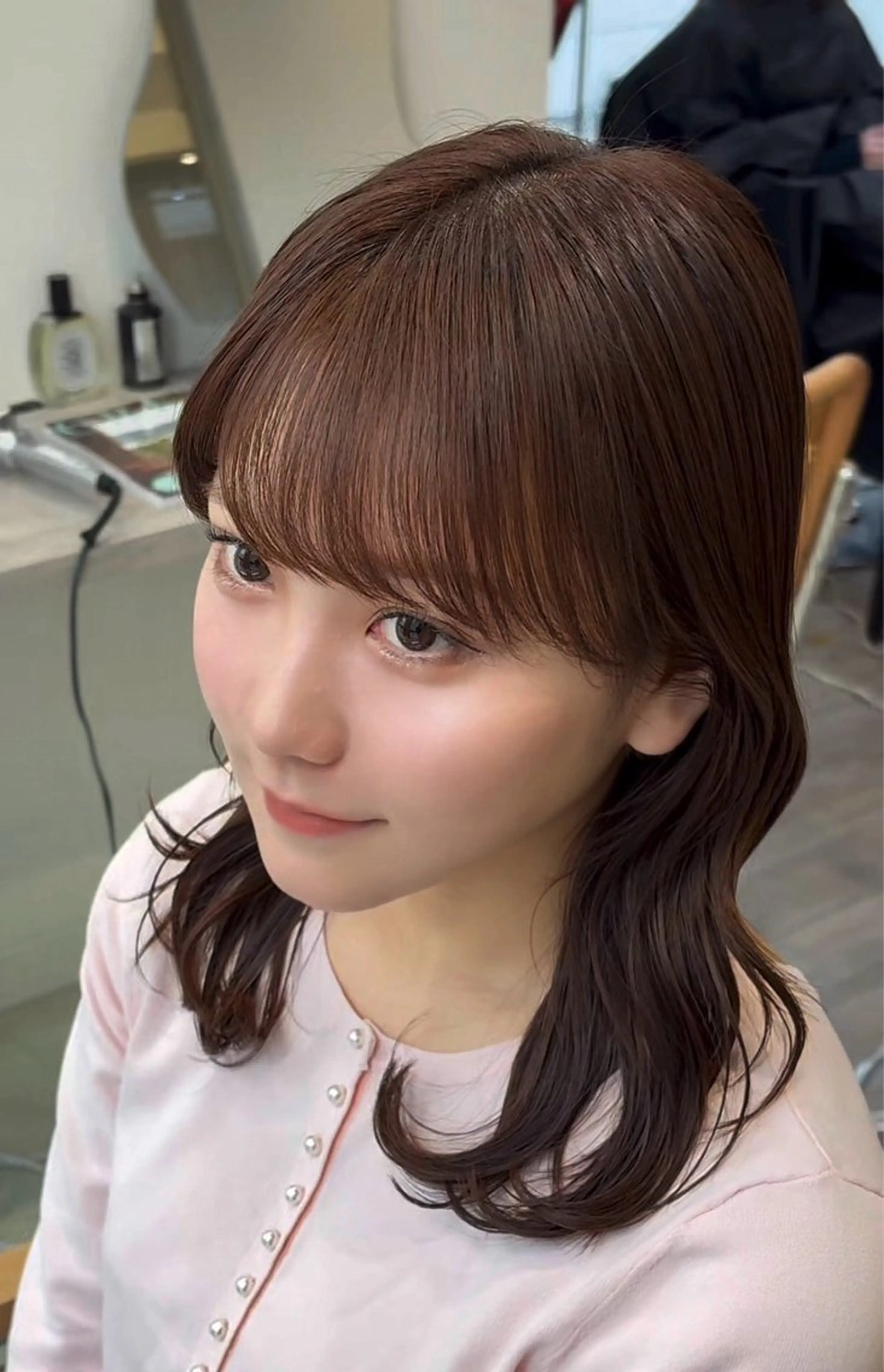 🤍前髪・顔まわりのみカット🤍(動画撮影SNS投稿OK★顔出しOK)前髪おくれ毛ありのスタイル限定の写真