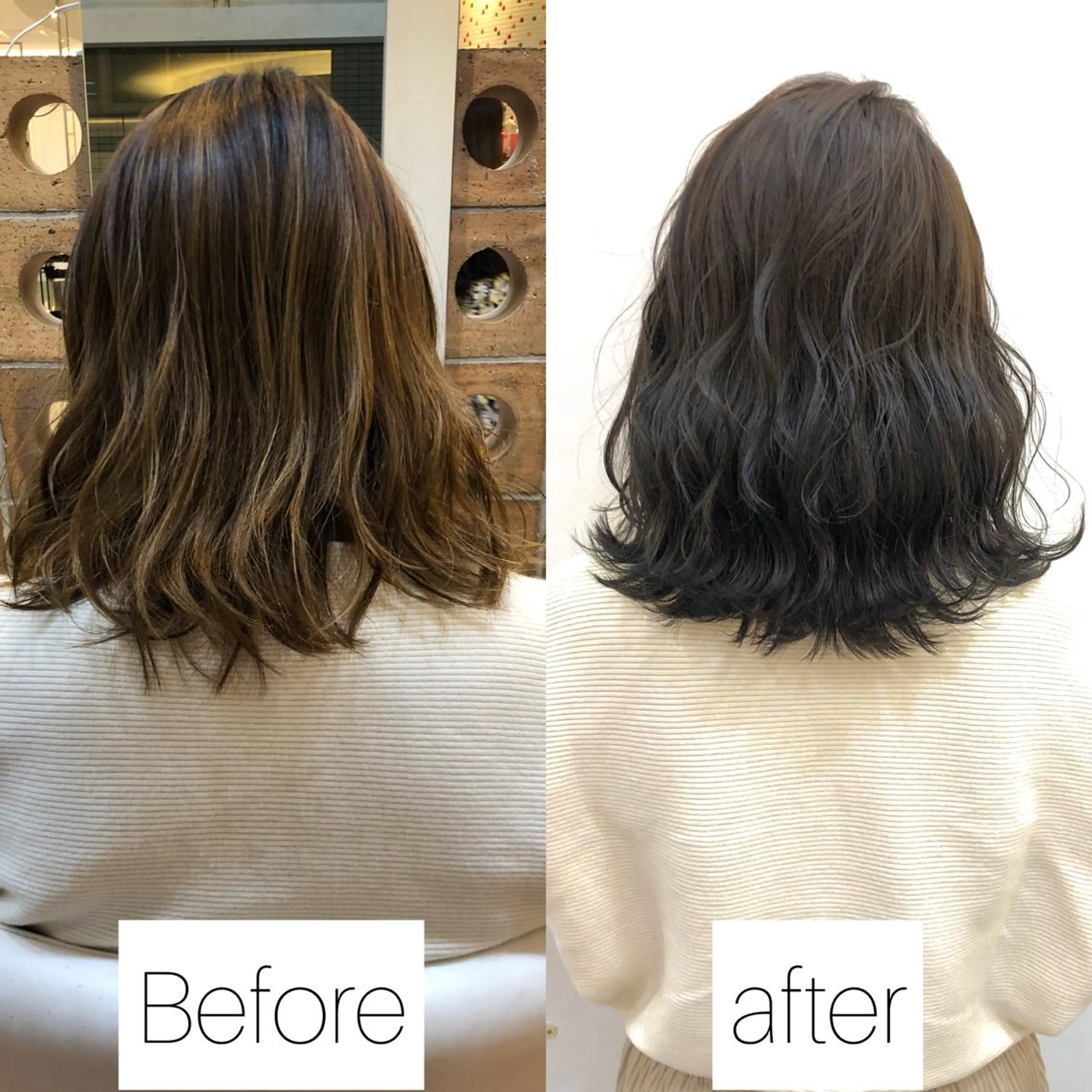 ミディアム カラー ✨髪質改善専門店✨ QOLU✨のヘアスタイル