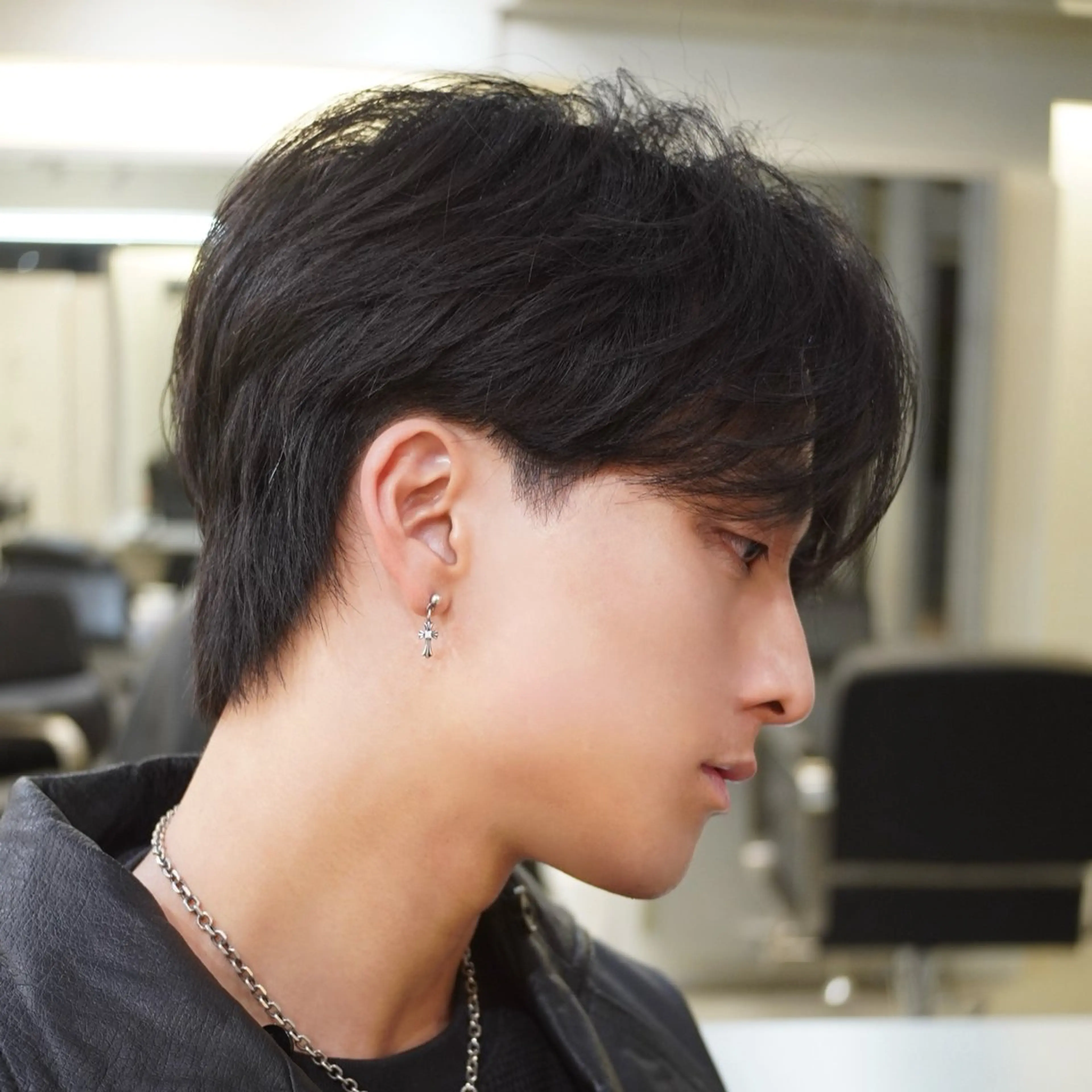 メンズ カット RIKU⚡️毛流れ ヘア×眉ワックスのヘアスタイル