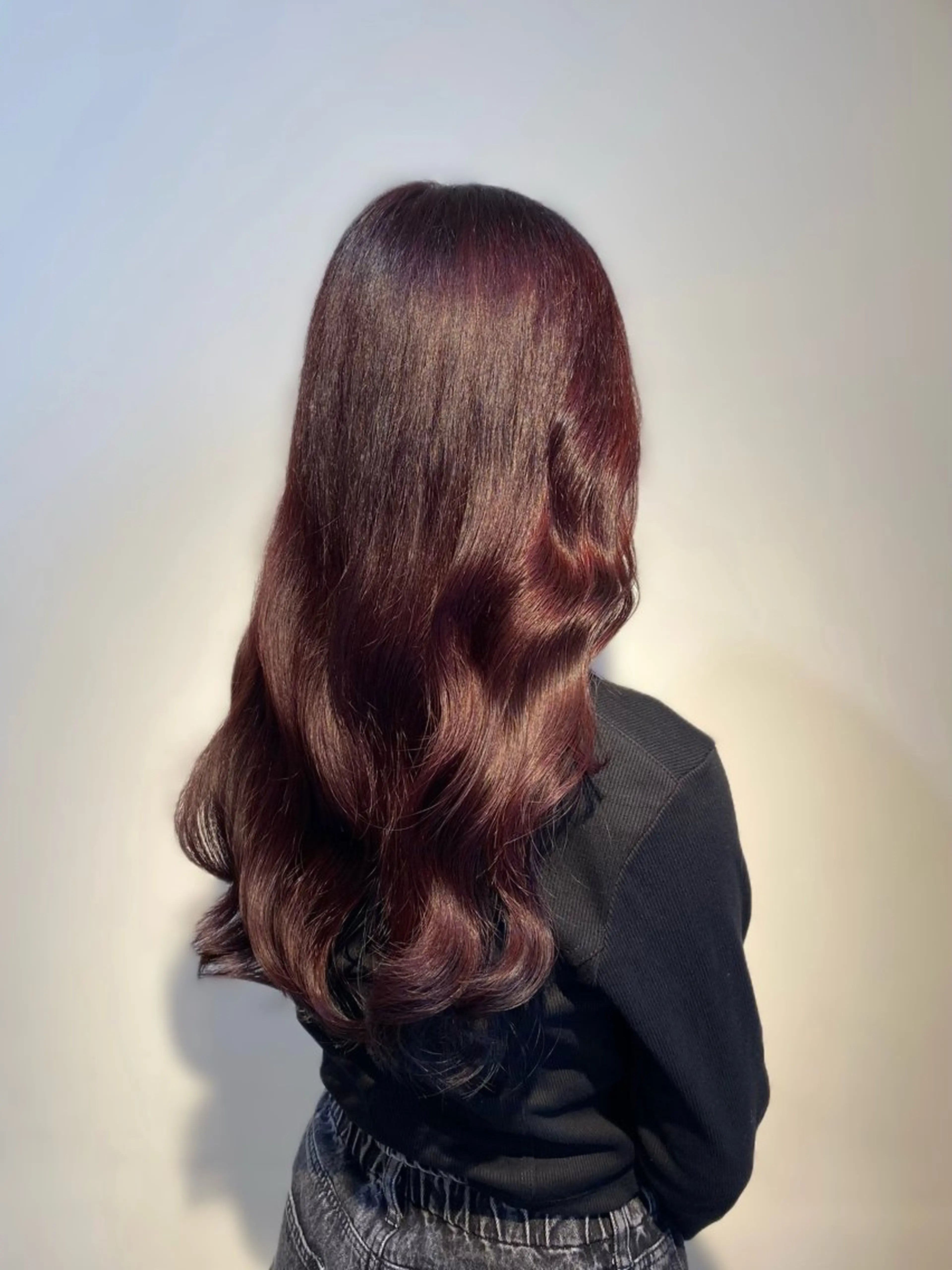 ロング カラー カット ヘアカラー トリートメント RINA🦋 【韓国風/艶髪】のヘアスタイル