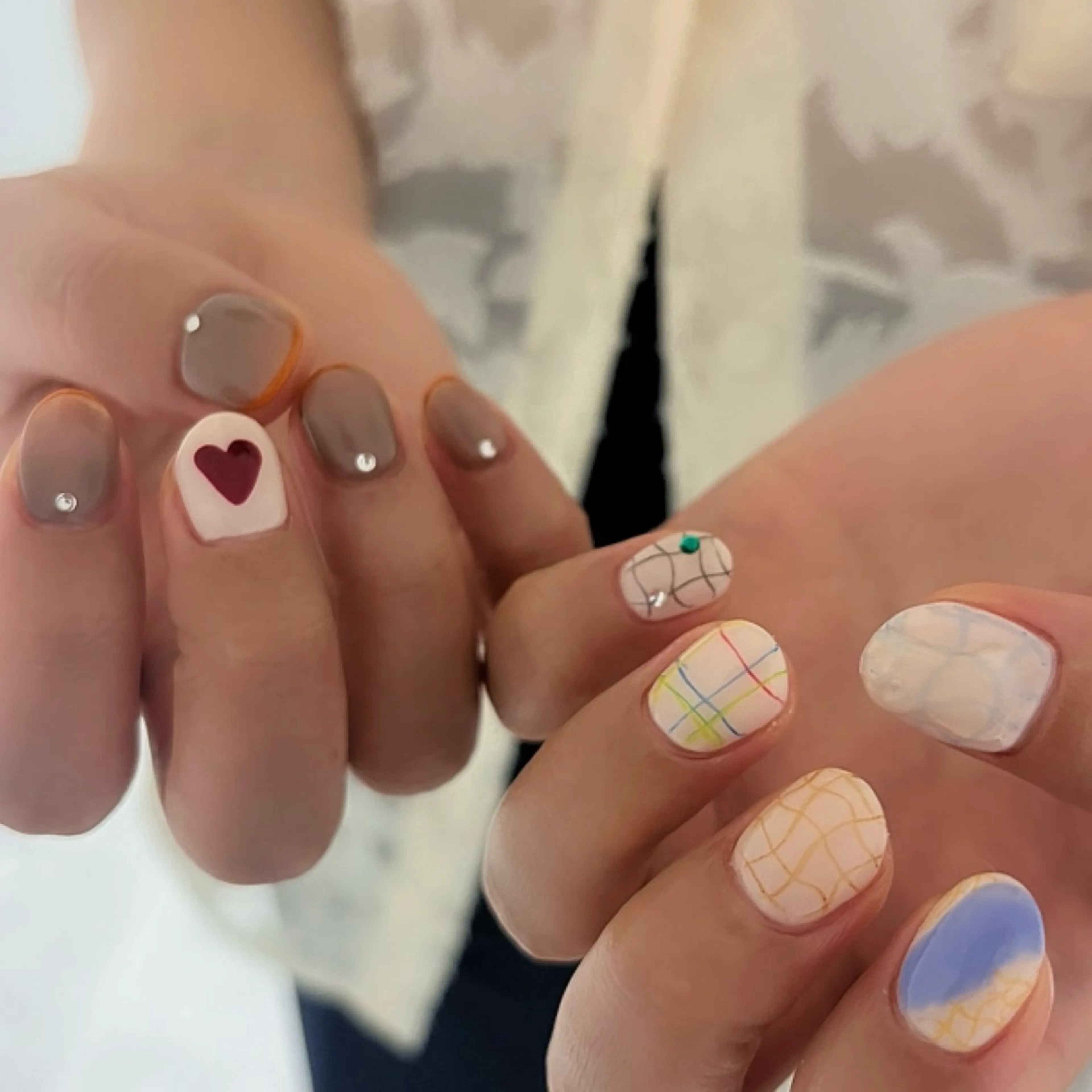 ネイル 【Zina京都駅前】 きぬがわ らむのネイルデザイン