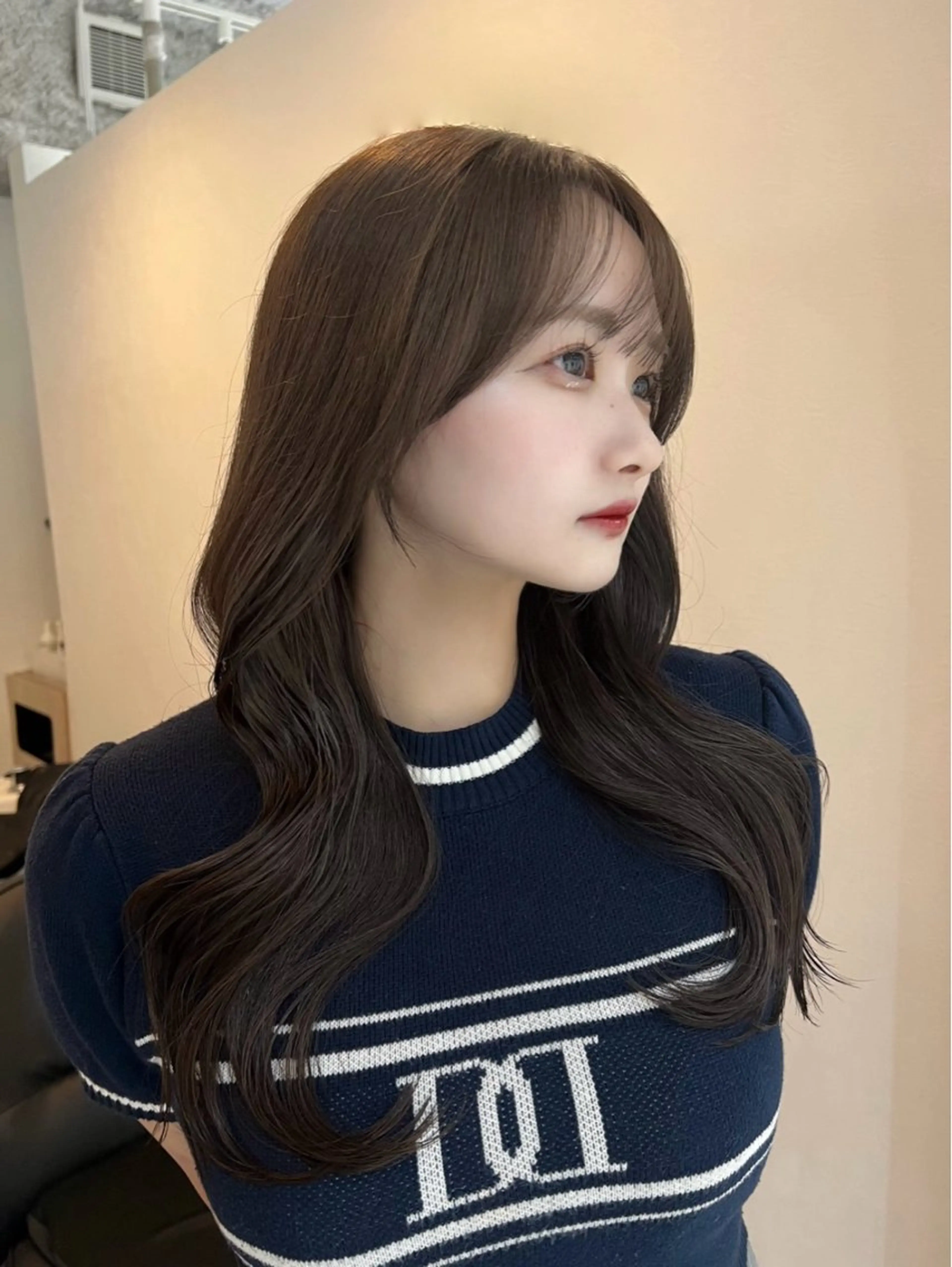 ロング カット ヘアカラー トリートメント 韓国ヘア🩶侑矢 艶髪透明感/福岡のヘアスタイル