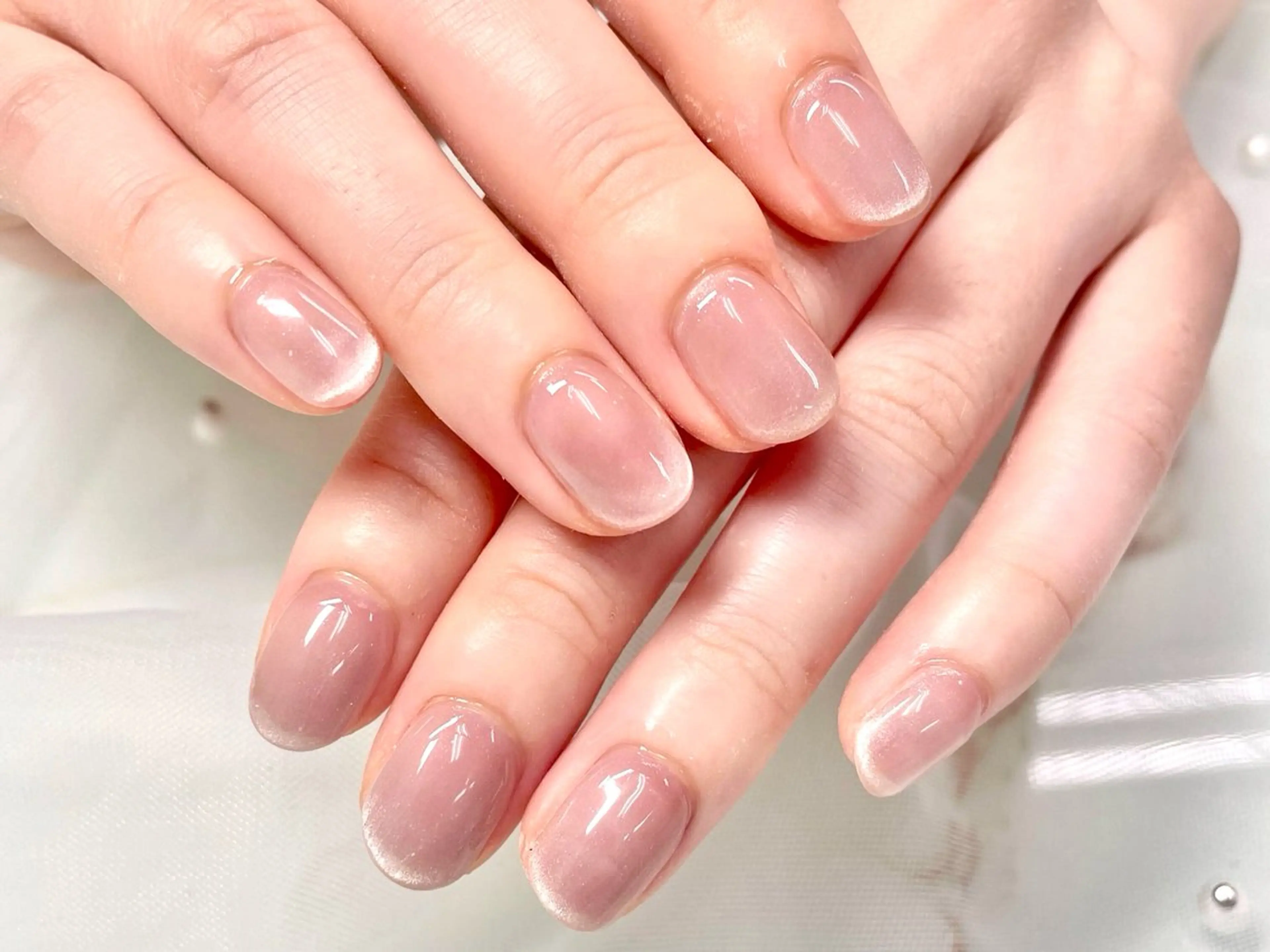 ネイル フラッシュネイル ジェルネイル 韓国ネイル マグネットネイル パラジェル ハンドネイル Nail Neige🐈🌙のネイルデザイン