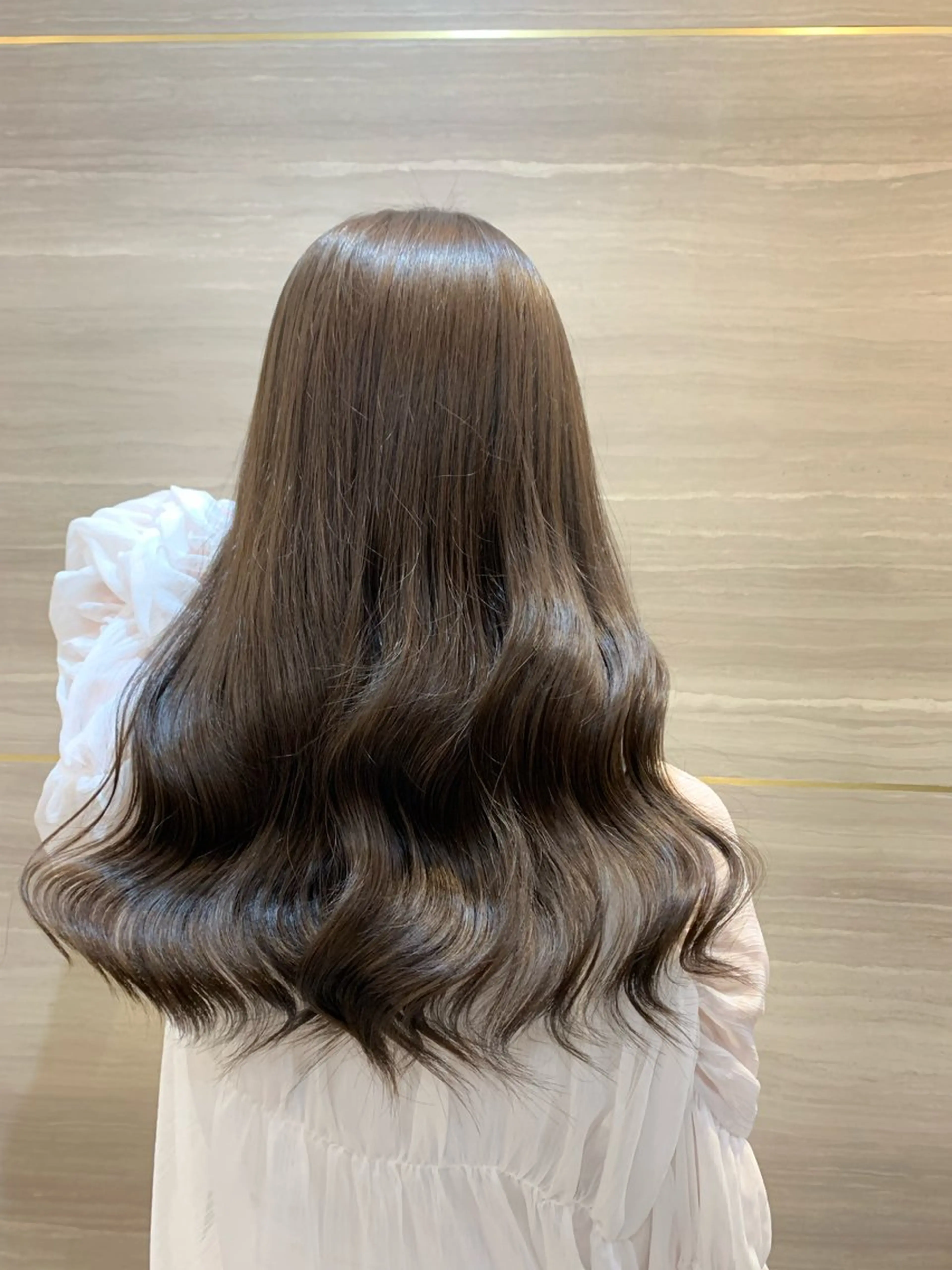 ロング カラー パーマ ヘアアレンジ メンズ キッズ 🤍韓国風レイヤー/ 艶髪🤍鳥越美羽のヘアスタイル