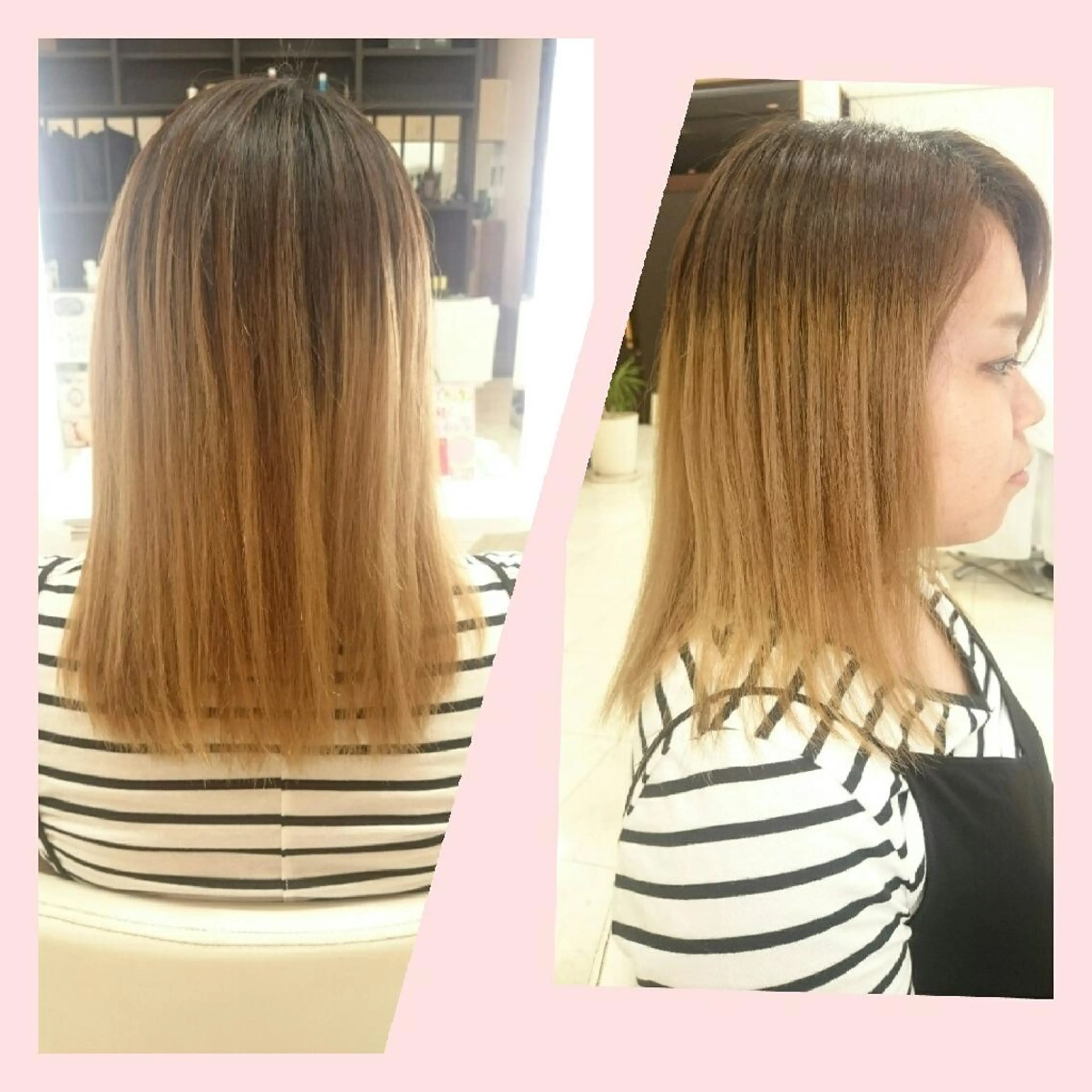 ミディアム キンジョウ エナミのヘアスタイル