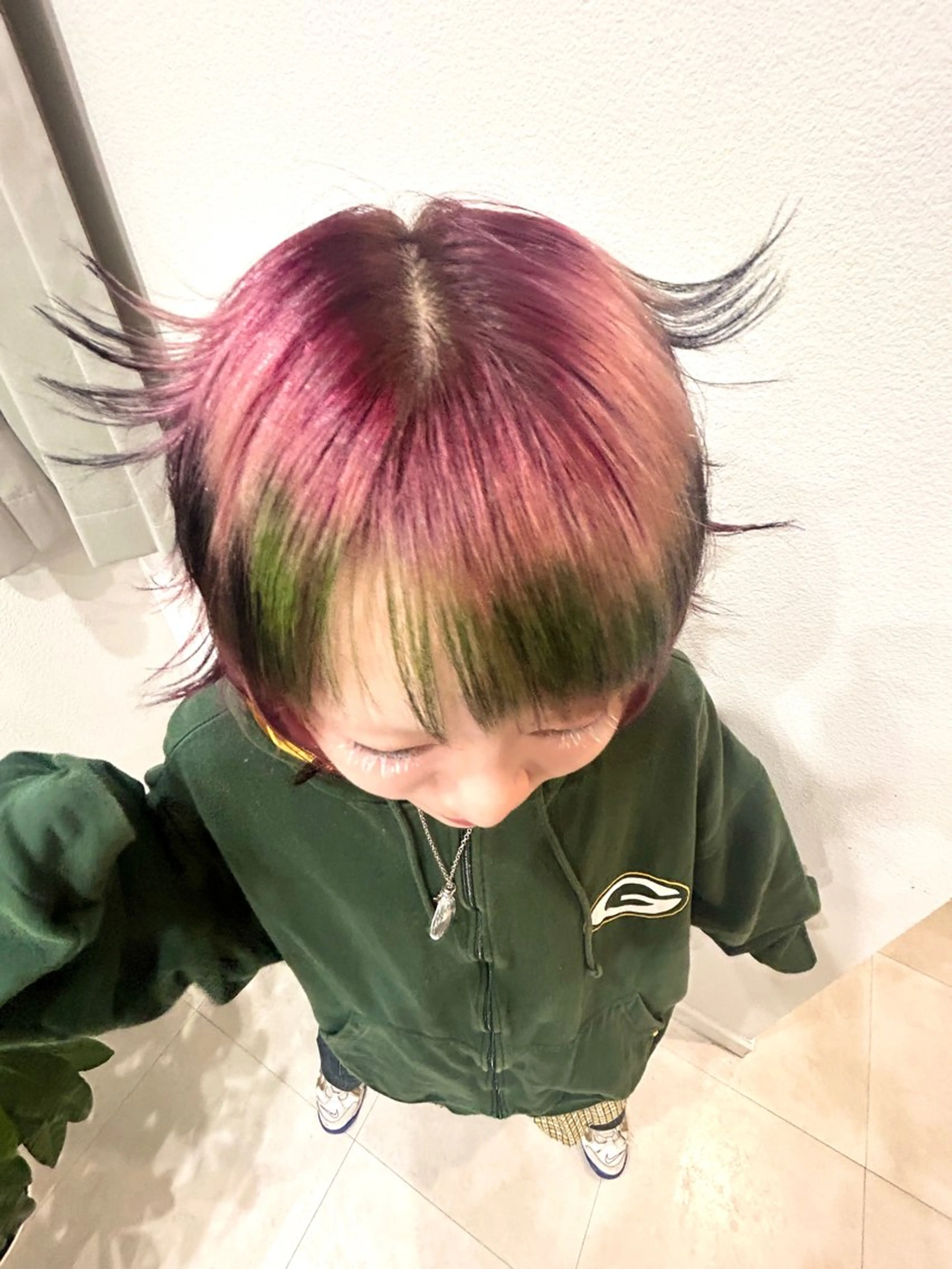 カラー カット ヘアカラー トリートメント ウルフ/レイヤー /suzuhaのヘアスタイル