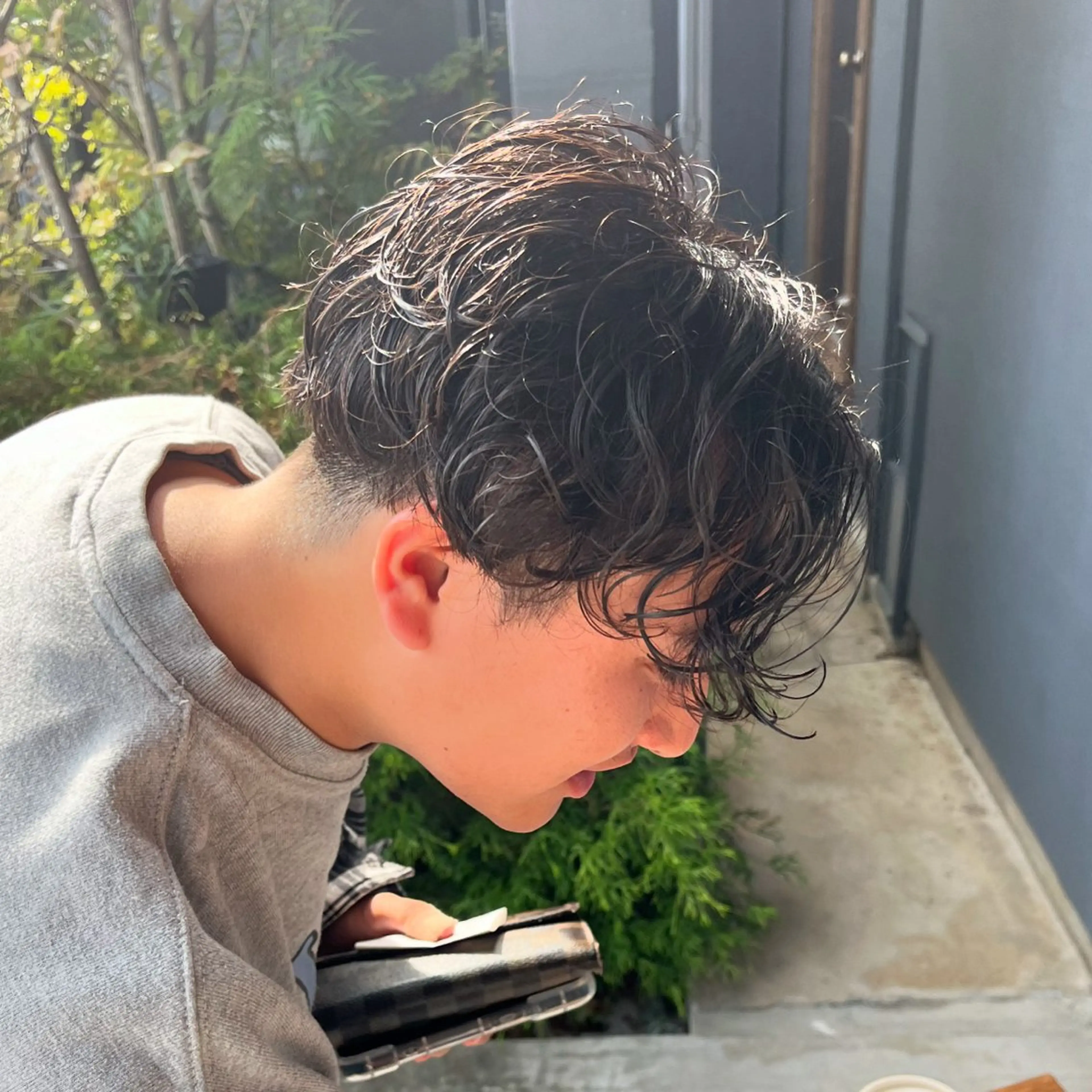 ショート パーマ シマダ ユウナのヘアスタイル