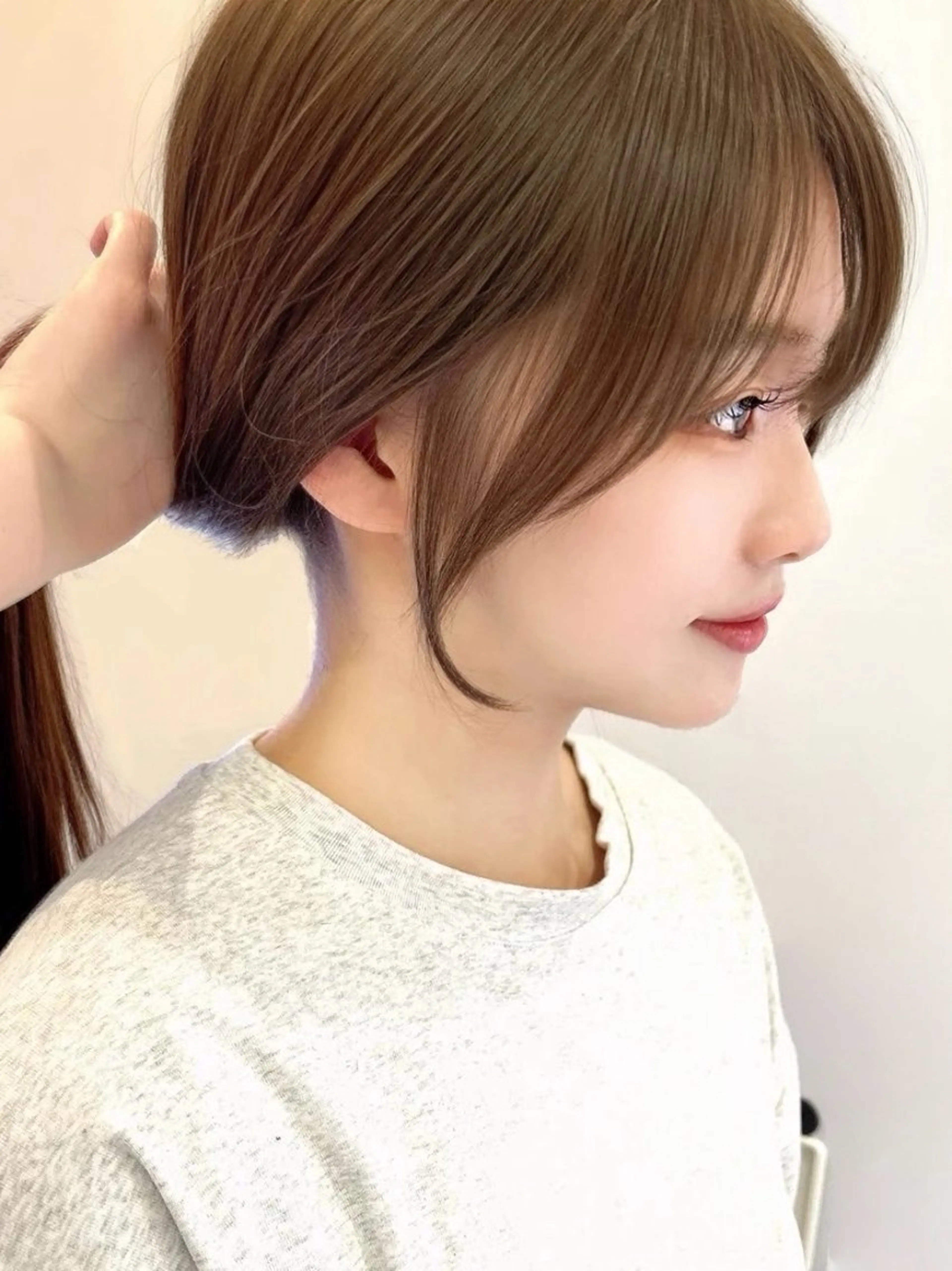 ミディアム カラー ヘアアレンジ canoe　松江所属・似合わせレイヤー♡ 顔周り♡minamiのヘアスタイル