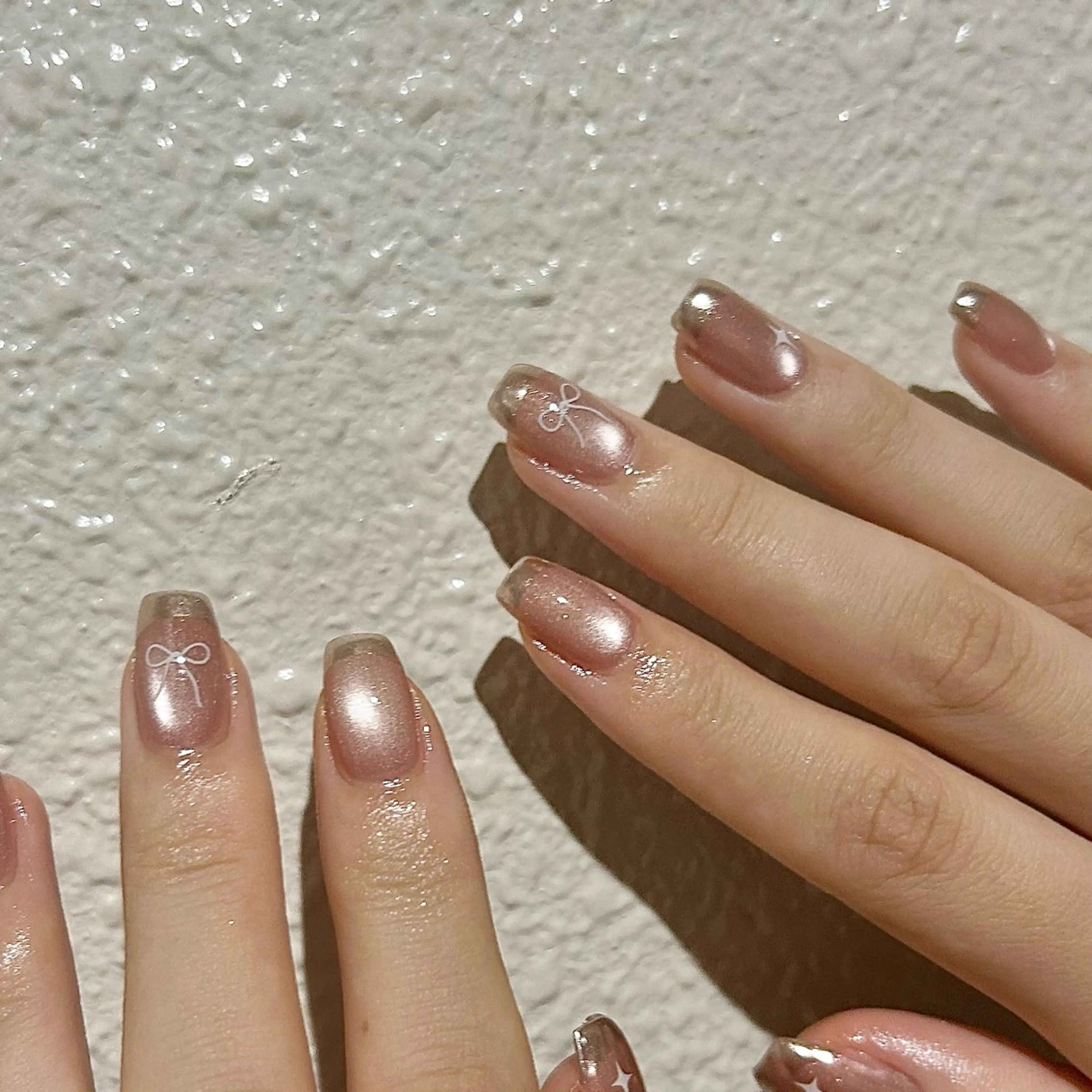 ネイル ハンドネイル パラあり！フィルイン 美フォルムのネイルデザイン