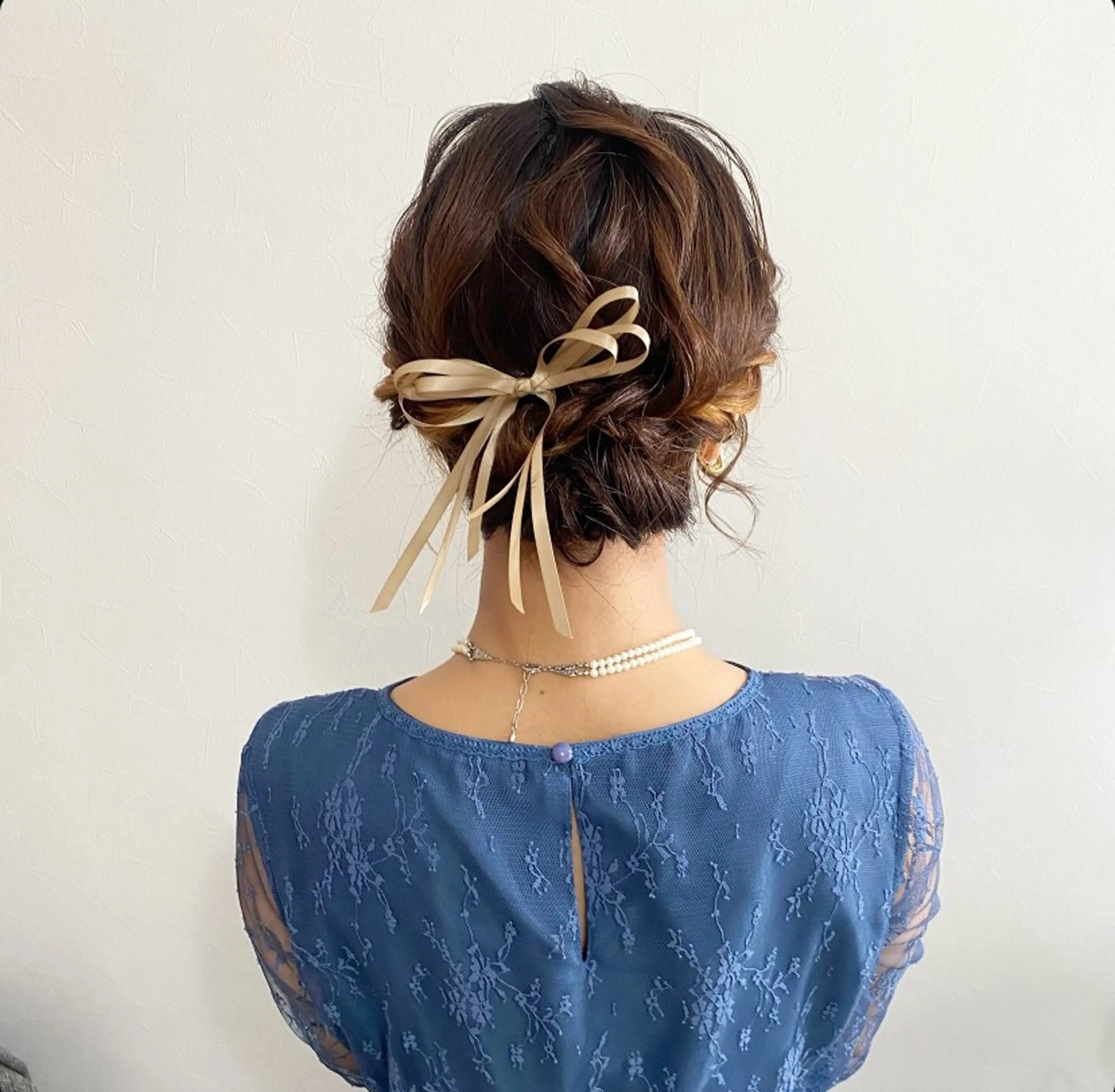 ミディアム ボブ risa/恵比寿/ ヘアセットのヘアスタイル