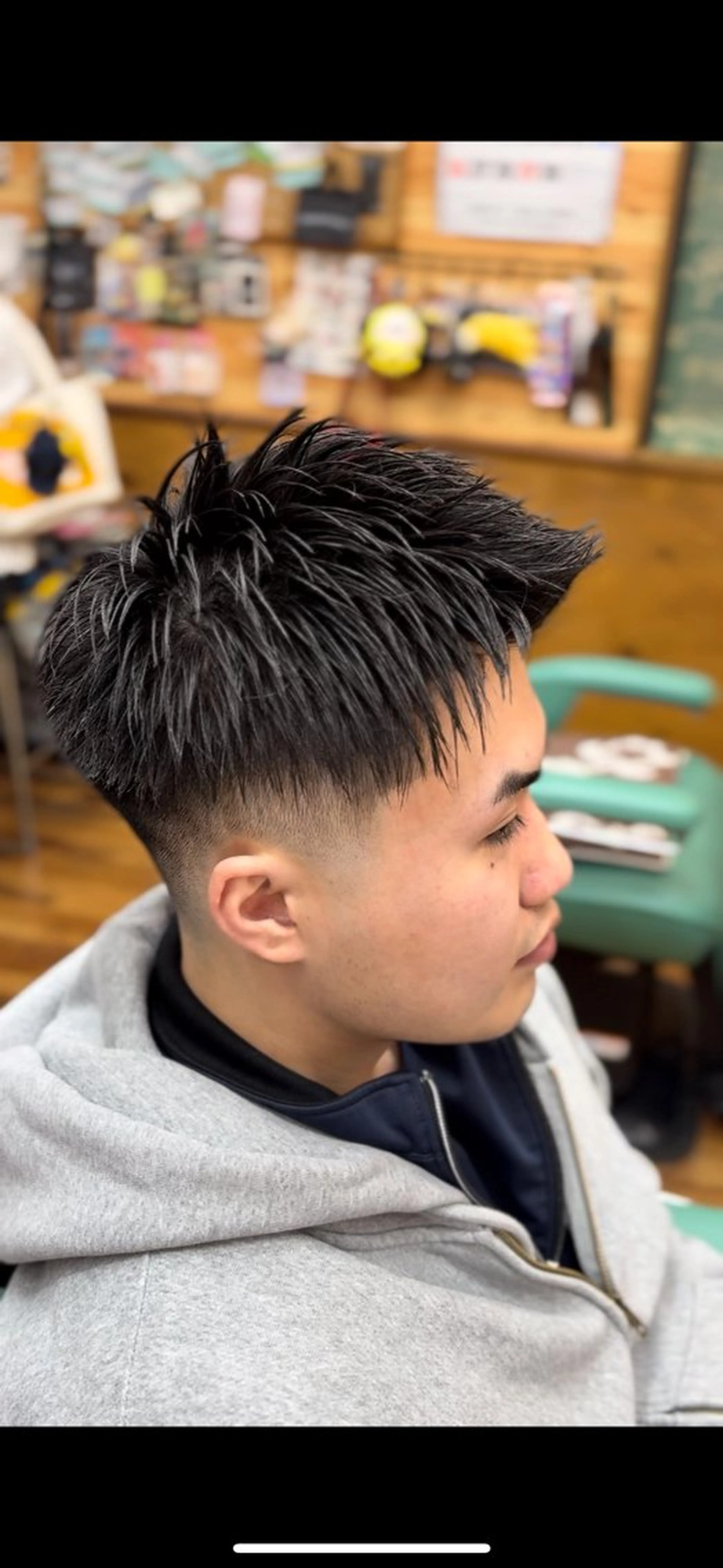 ショート メンズ 木名瀬 海星のヘアスタイル