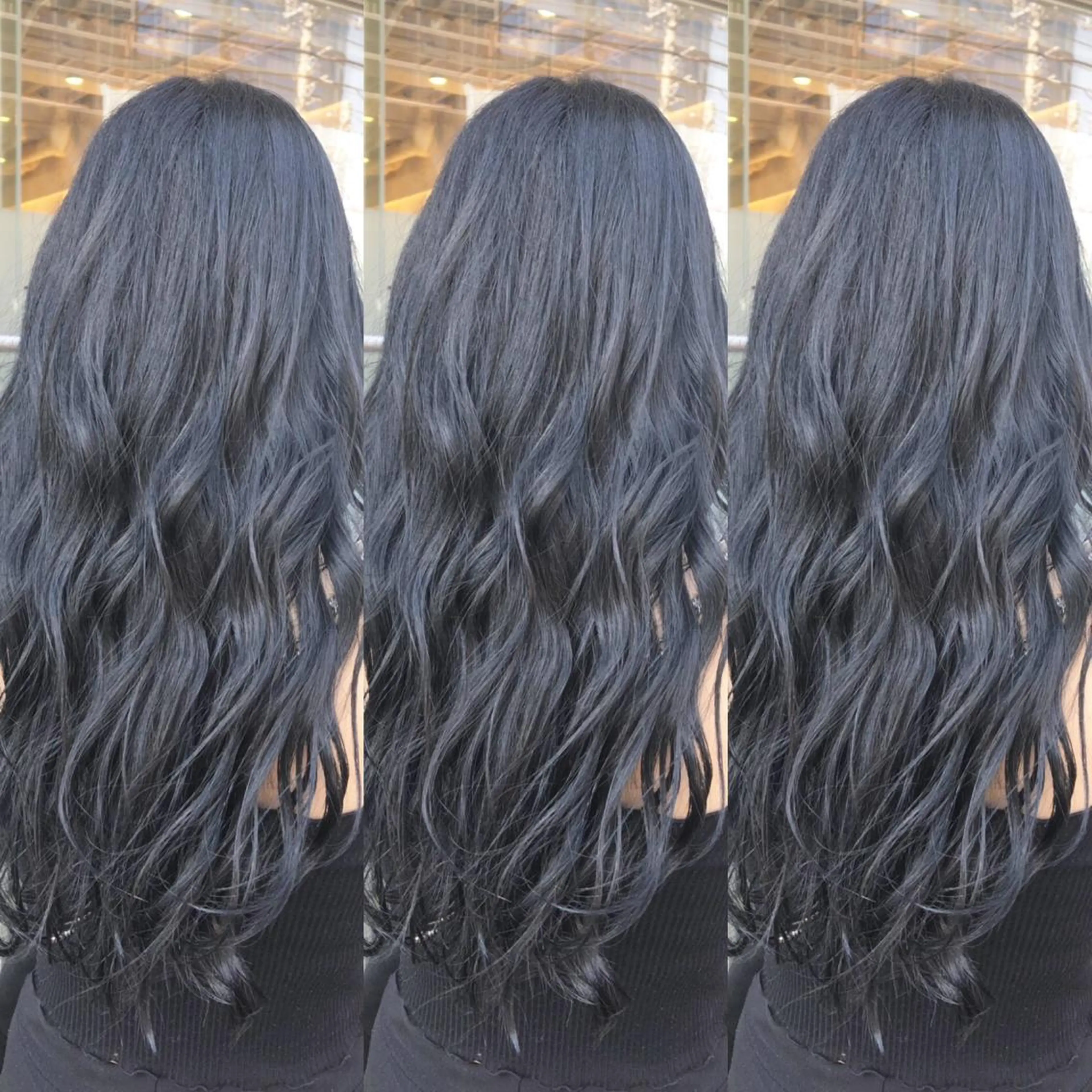 ロング カラー グレージュ イルミナカラー 青木 茂樹⭐️ 透明感カラーのヘアスタイル