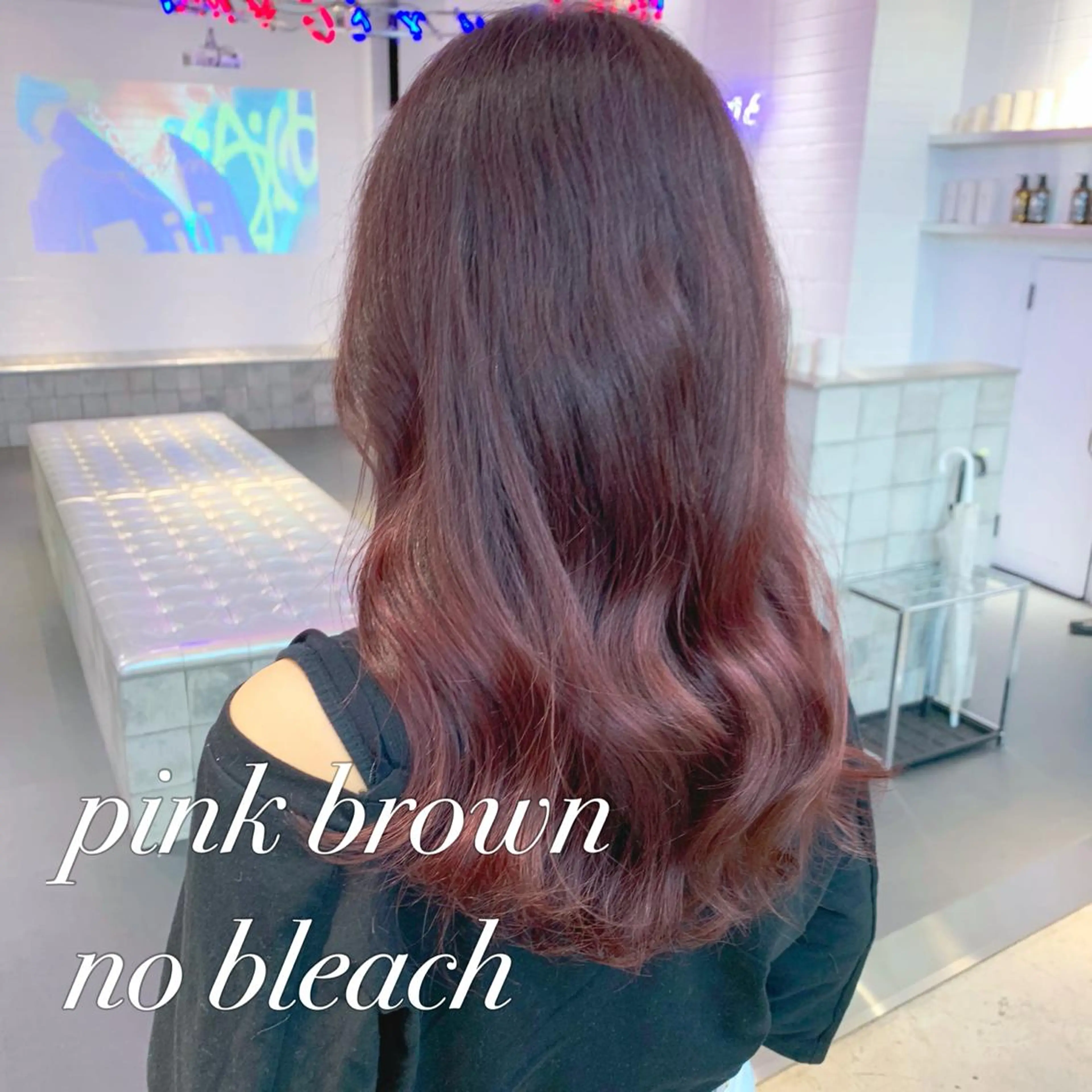 ロング カラー ブラウンカラー ピンクカラー ピンクブラウン ヘアカラー 🍒暖色✖️レイヤー ／Haruna🍒のヘアスタイル