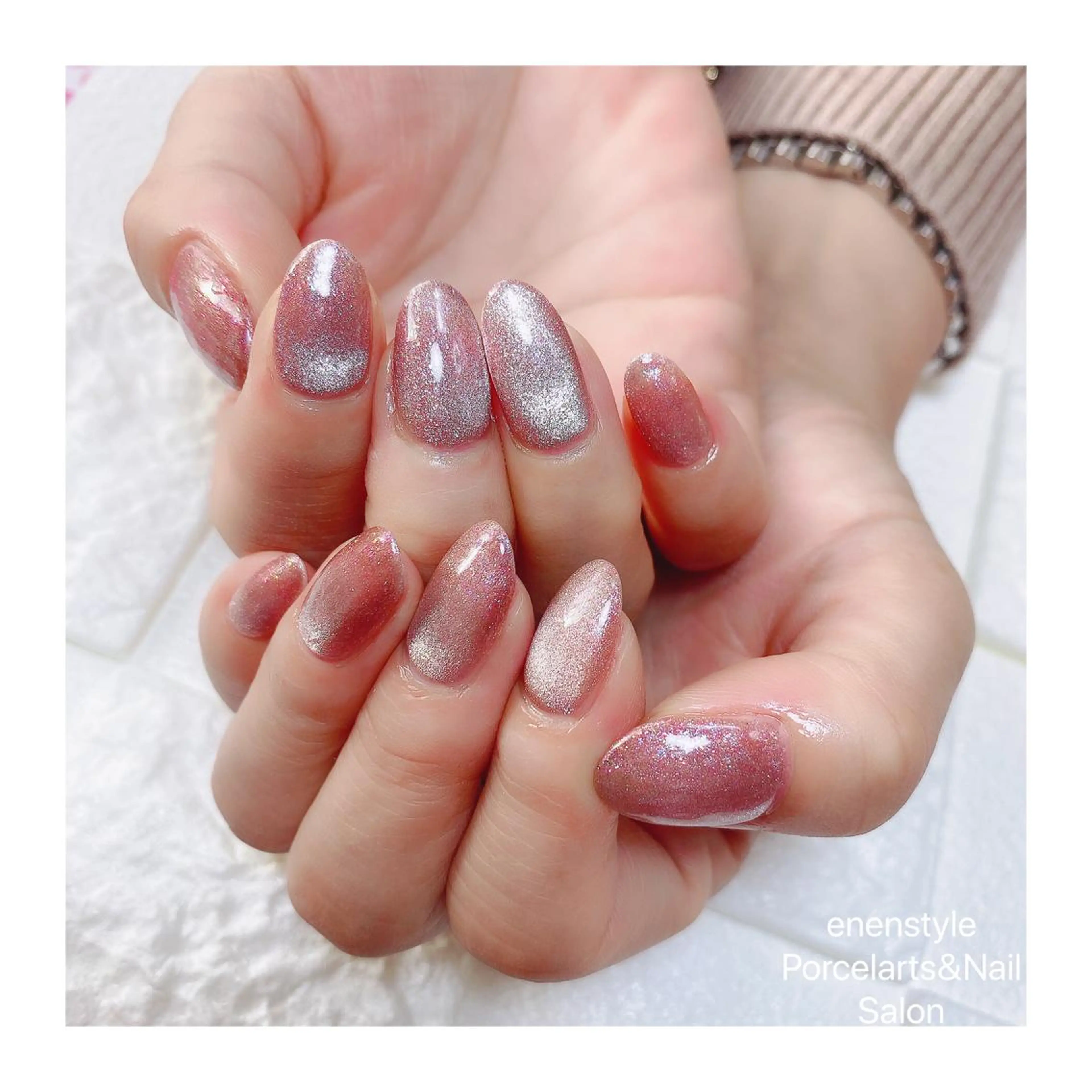 ミディアム ネイル 👑enen style👑のネイルデザイン