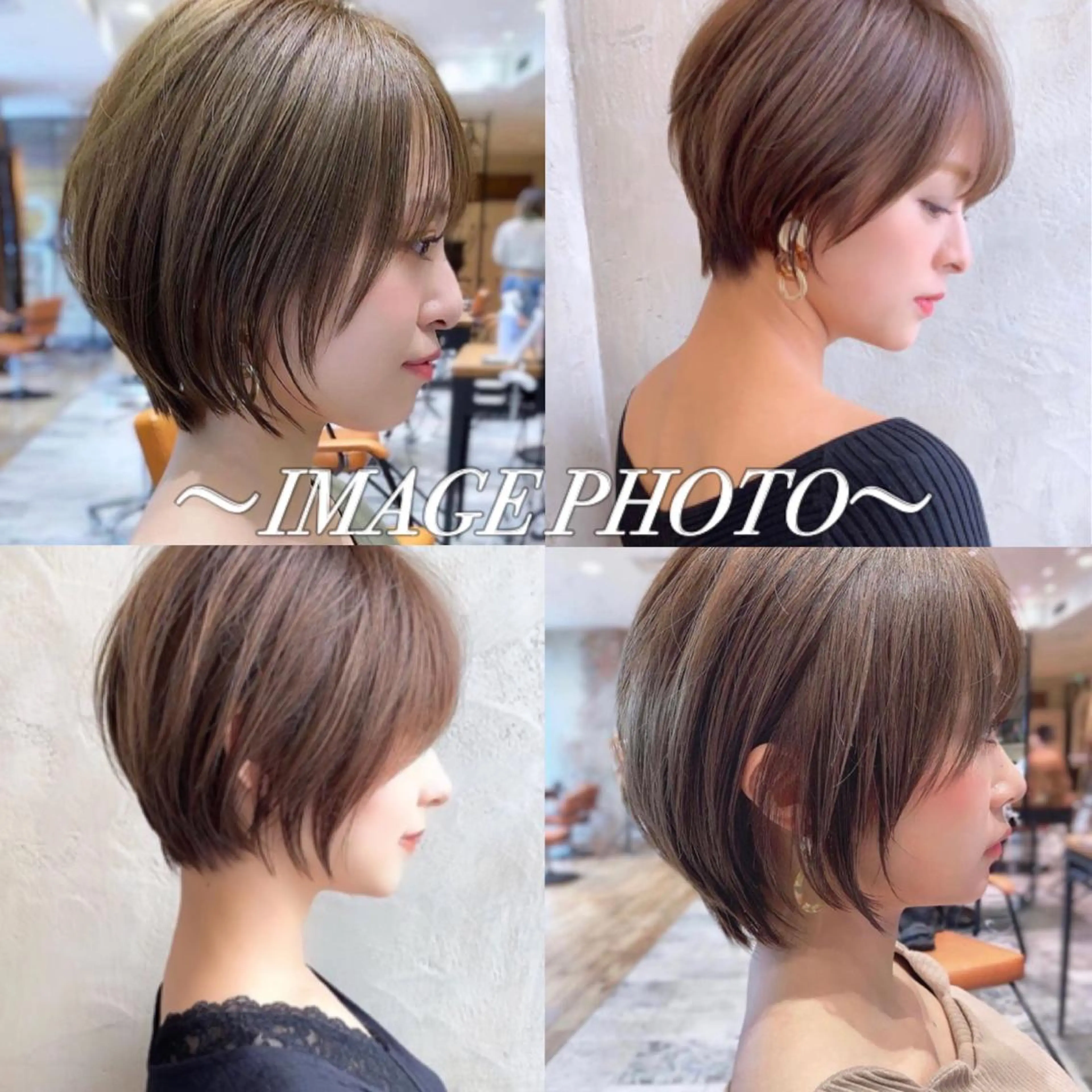 ショート カラー ヘアアレンジ 🌈小顔似合わせ SHIHO🌈のヘアスタイル