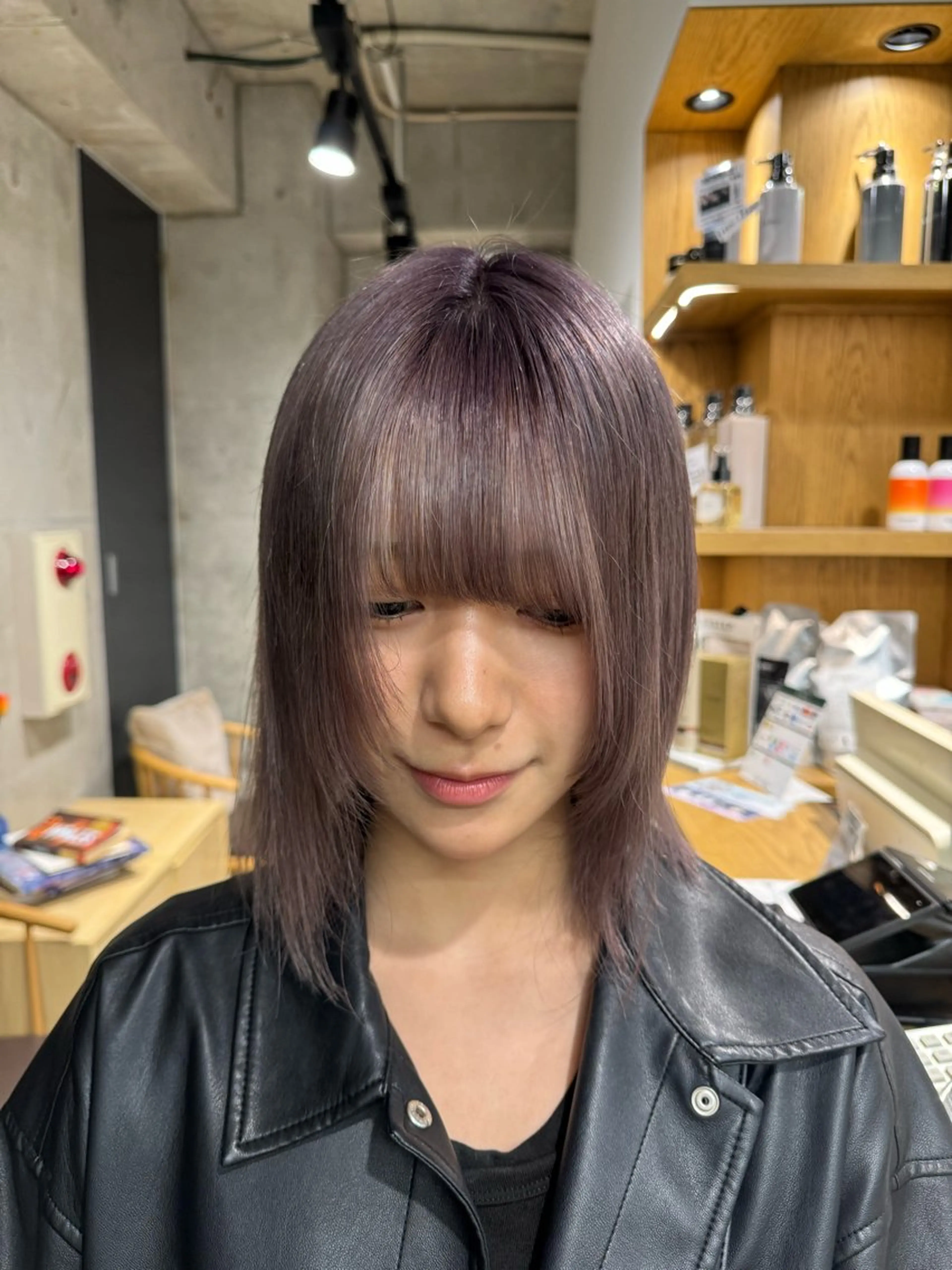 ミディアム ヘアカラー 🎀ダブルカラー hinata🎀のヘアスタイル