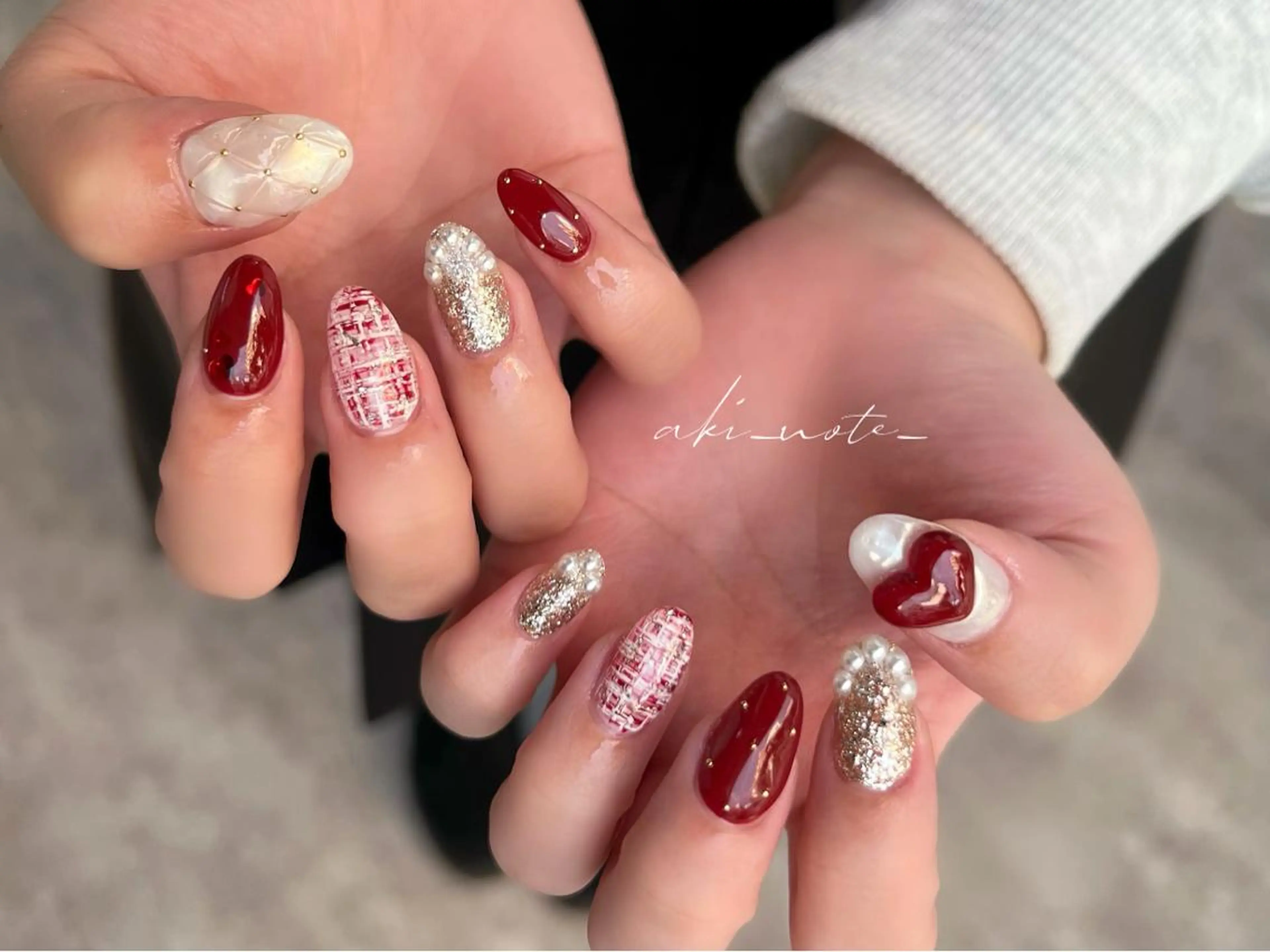 ネイル ハンドネイル フットネイル GRANDE大須 栄/店長 aki🌙のネイルデザイン