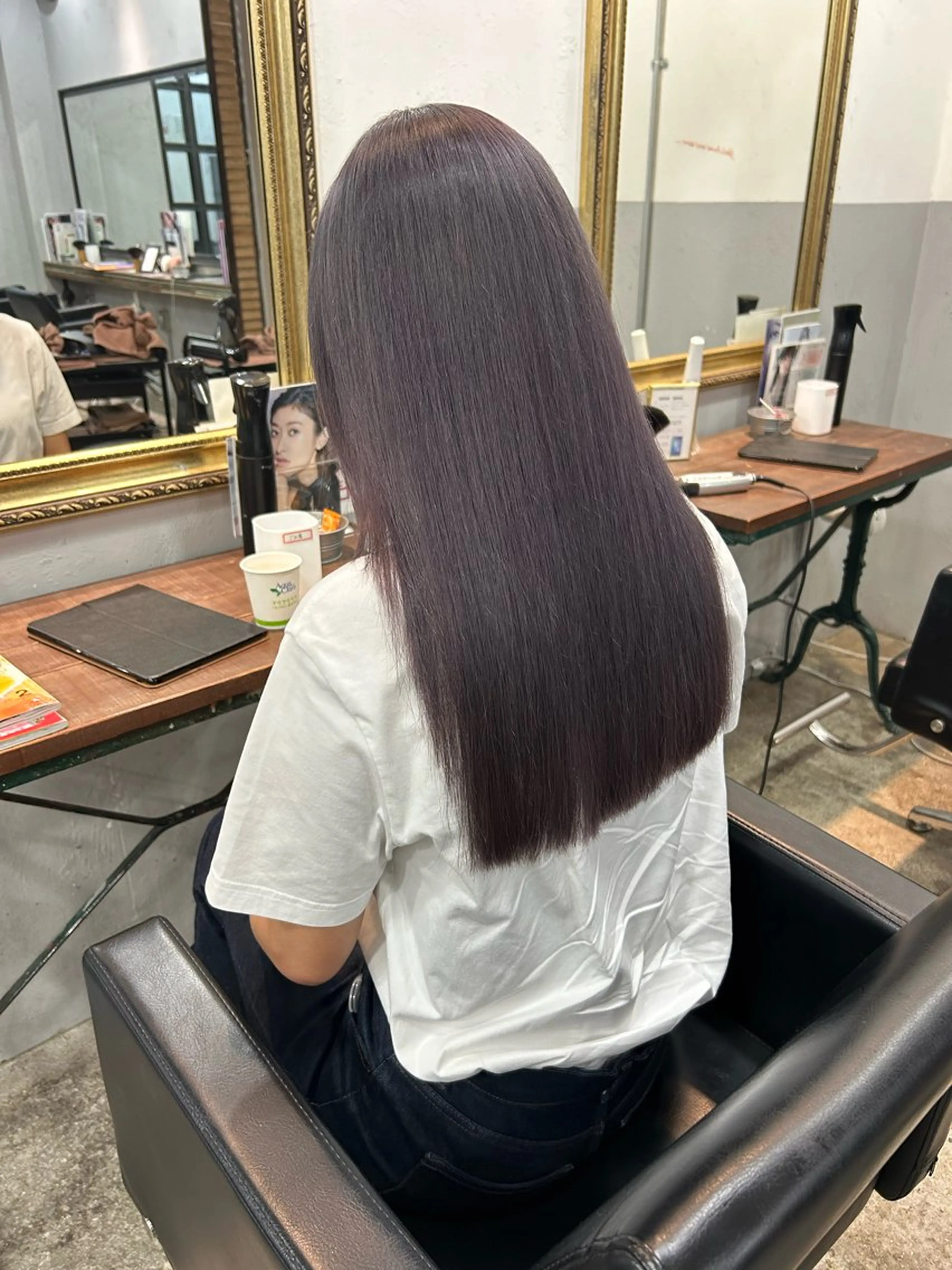 ロング カラー 透明感カラー ラベンダーカラー ラベンダーグレー SITY. 🦋mamiya🦋のヘアスタイル