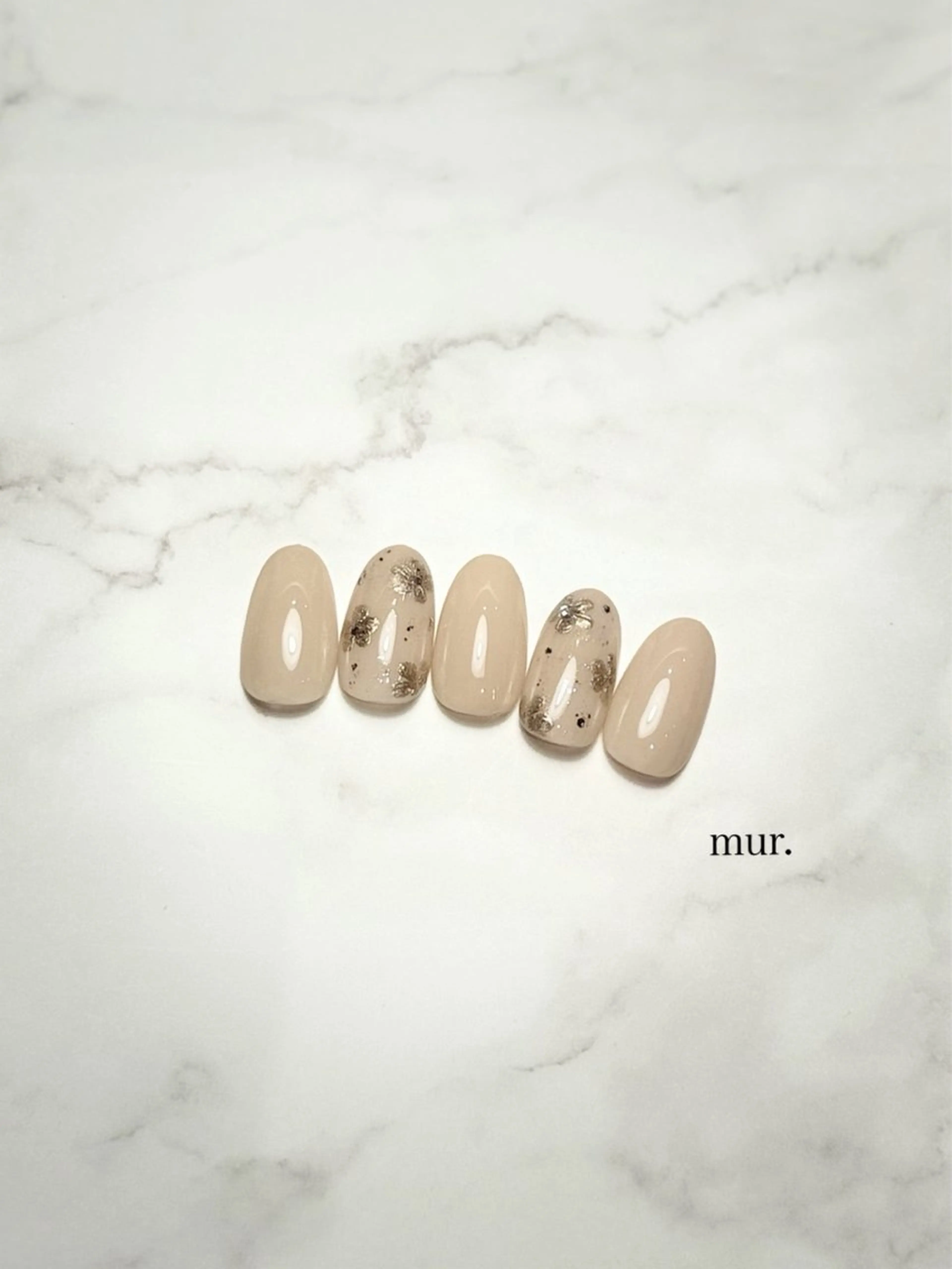 ネイル アートネイル ミラーネイル オフィスネイル ハンドネイル nail salon　mur.所属・mur. harukaのネイルデザイン