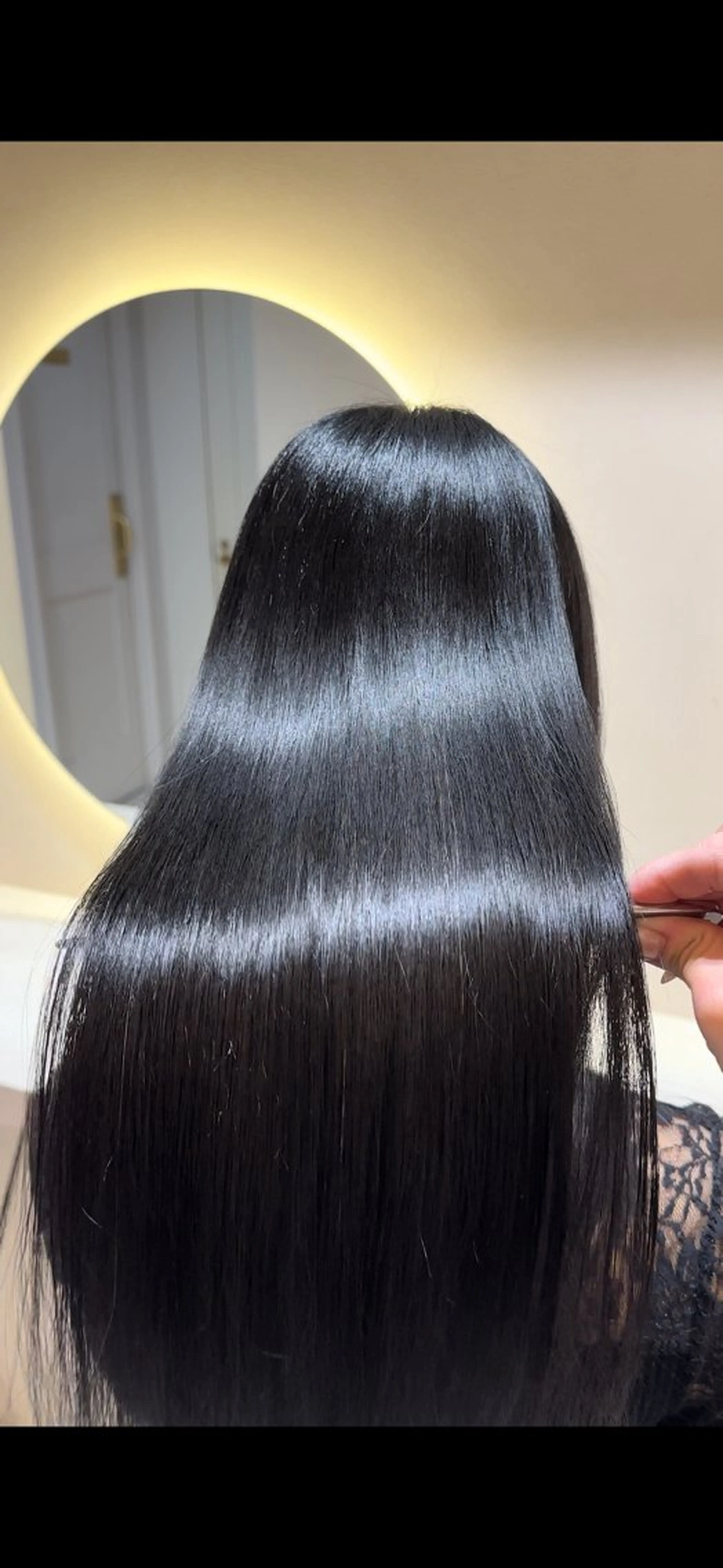 ロング カラー 🎀縮毛矯正/ ツヤ髪/ANJU🌙のヘアスタイル