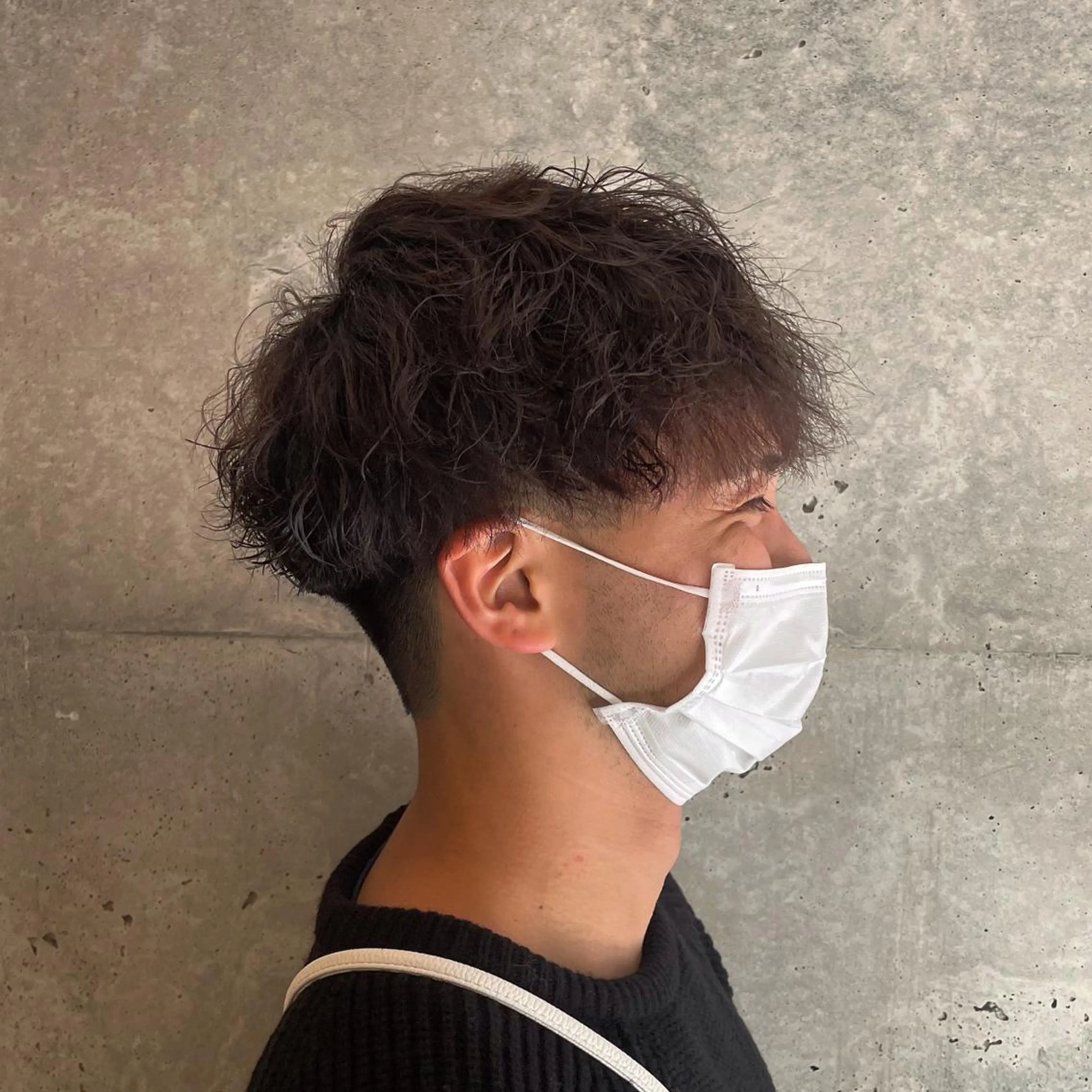 パーマ メンズ Ryo 難波 メンズサロンのヘアスタイル