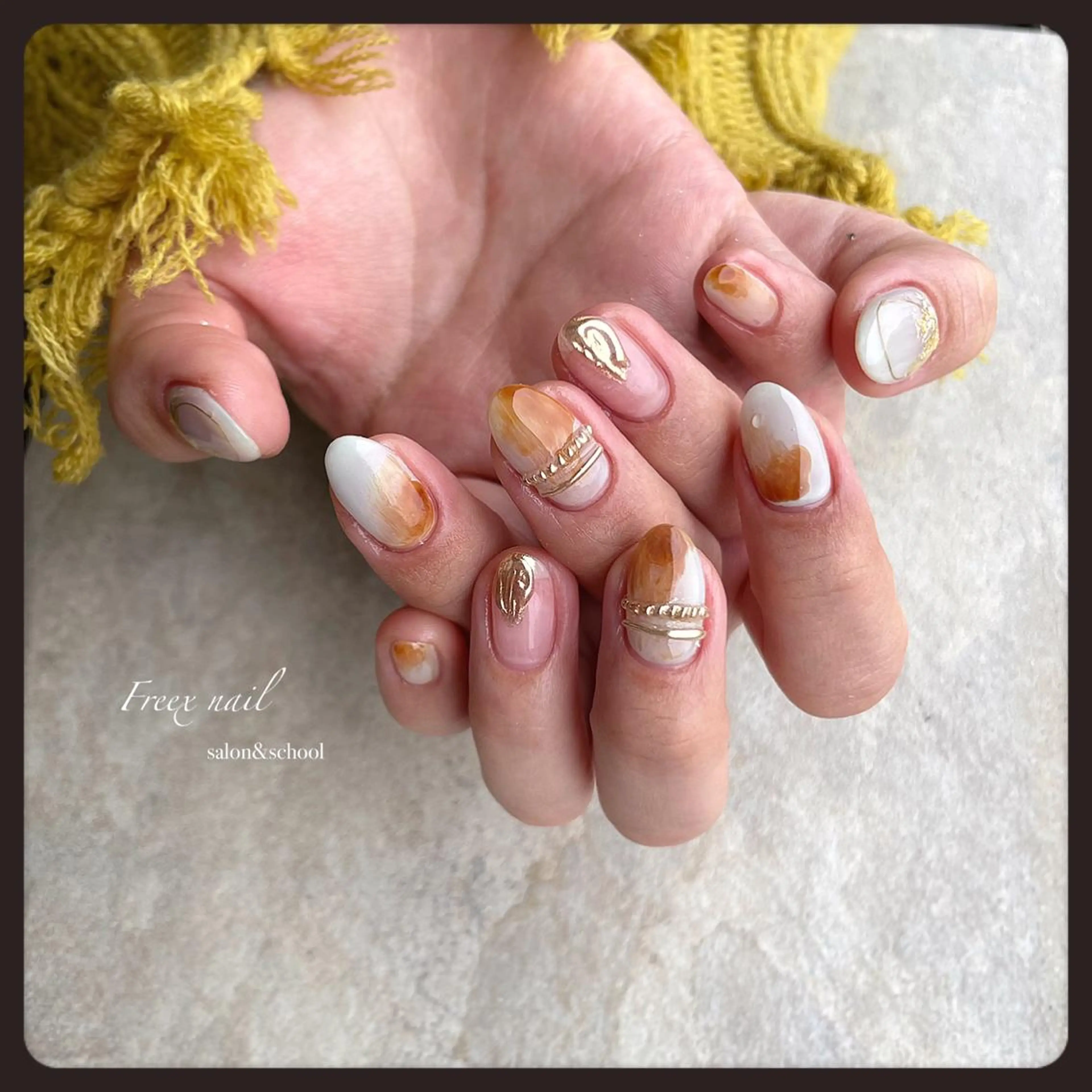 ネイル ニュアンスネイル ハンドネイル ハンドケア freex nail /ニュアンス/個性派のネイルデザイン
