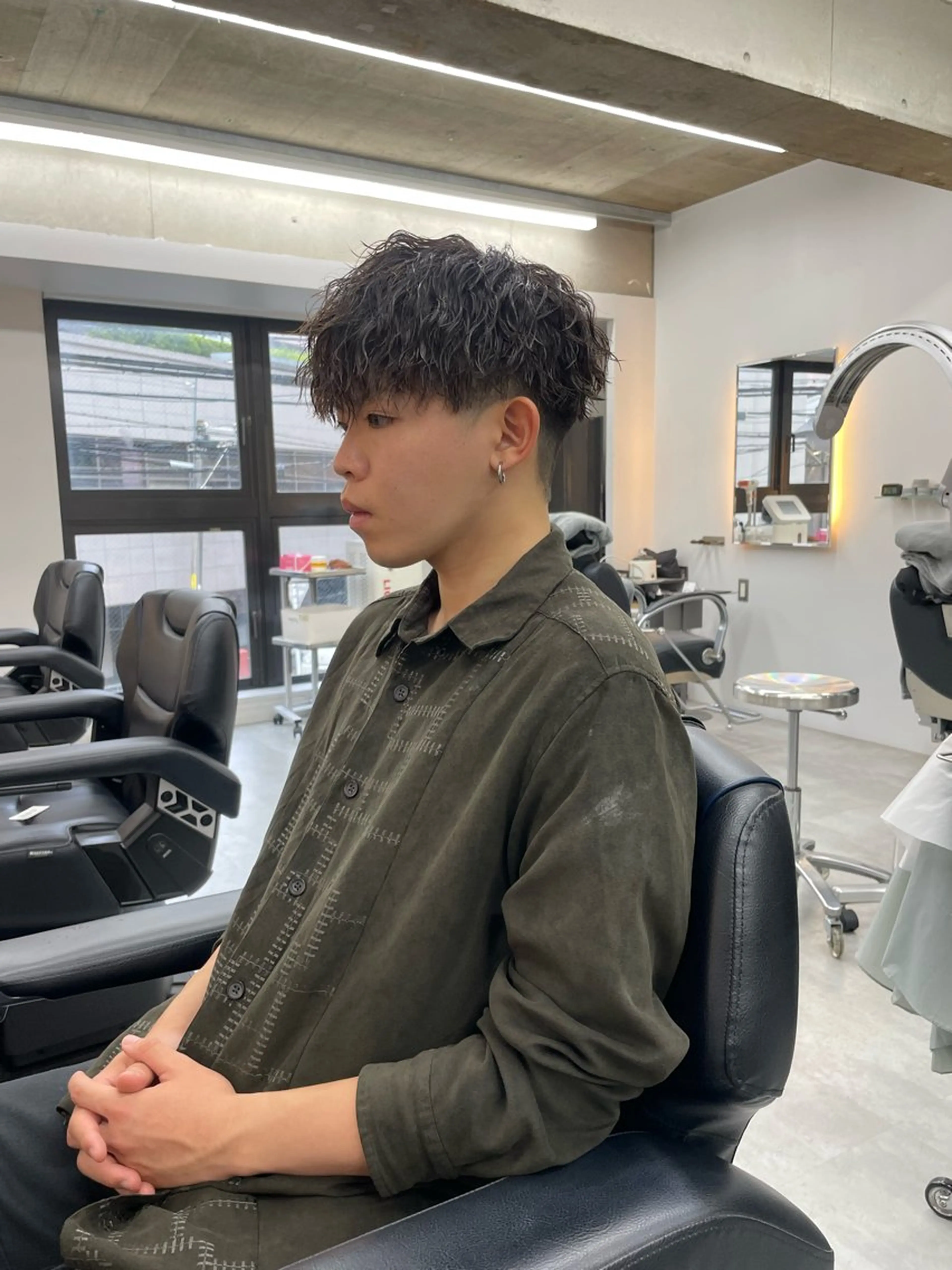 パーマ メンズ 西山 剛のヘアスタイル