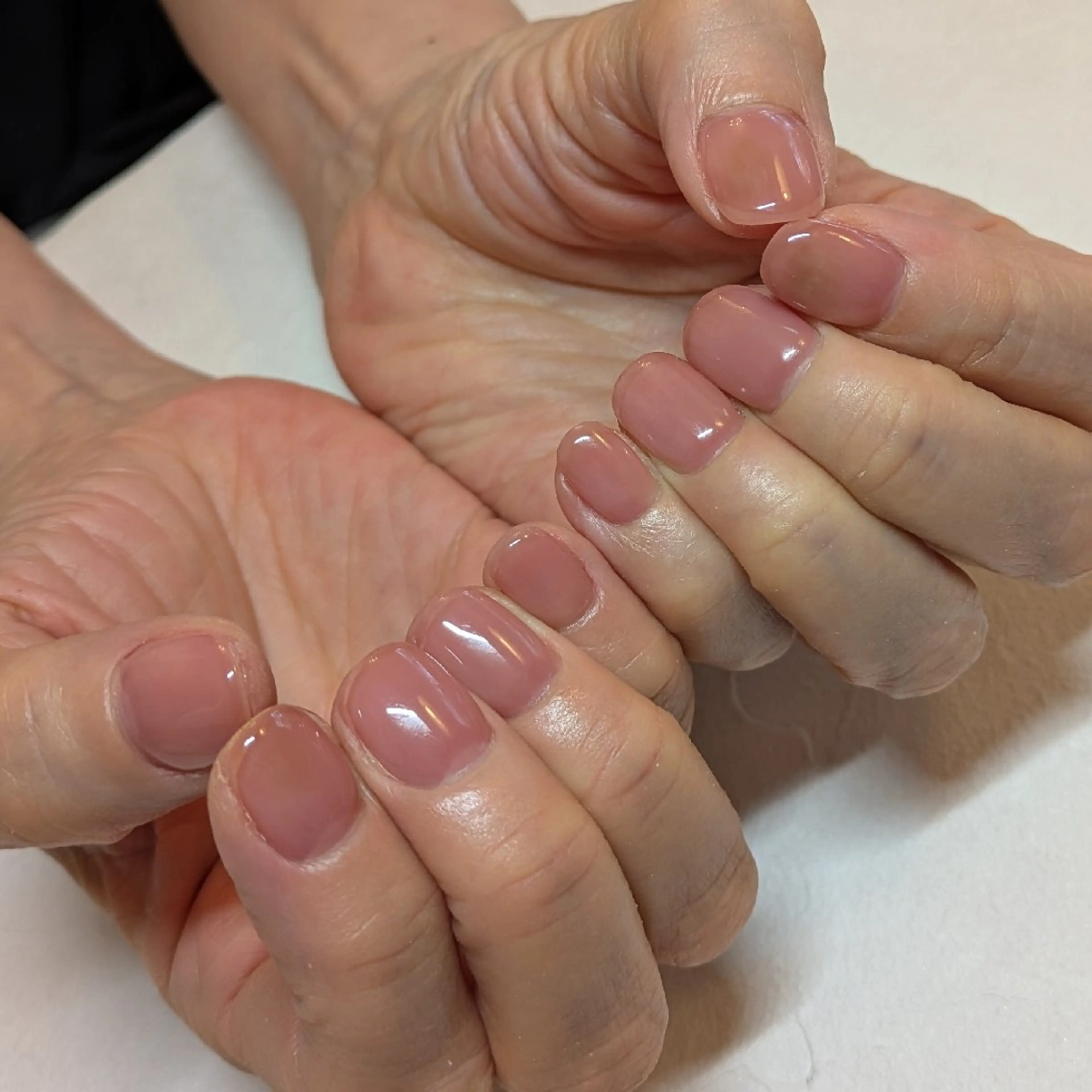 ネイル ワンカラーネイル ジェヌインネイル 河内のネイルデザイン