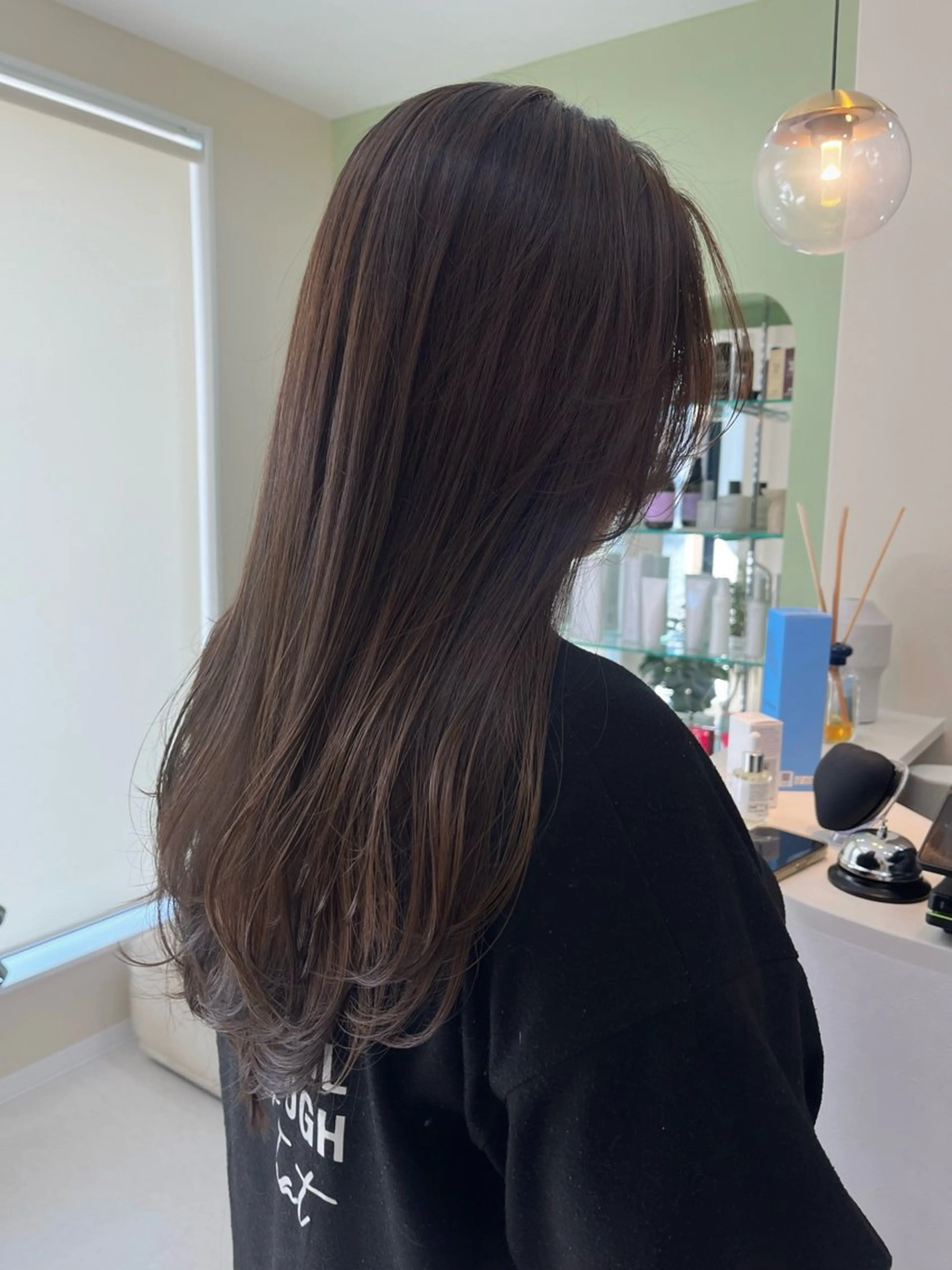 ロング カラー 中村 佳歩のヘアスタイル