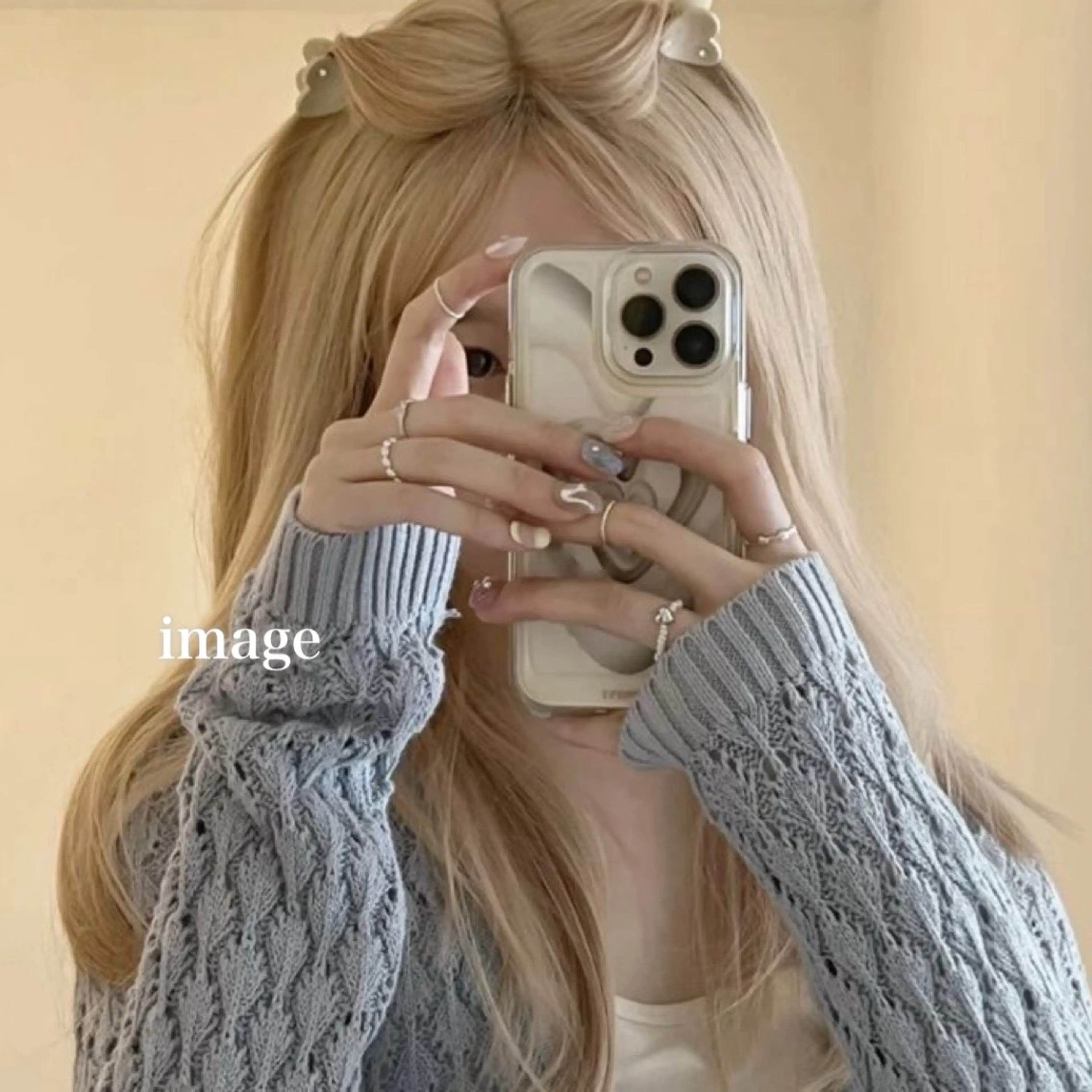 ロング 韓国ガーリー🤍ハイ トーン🤍Ayanaのヘアスタイル