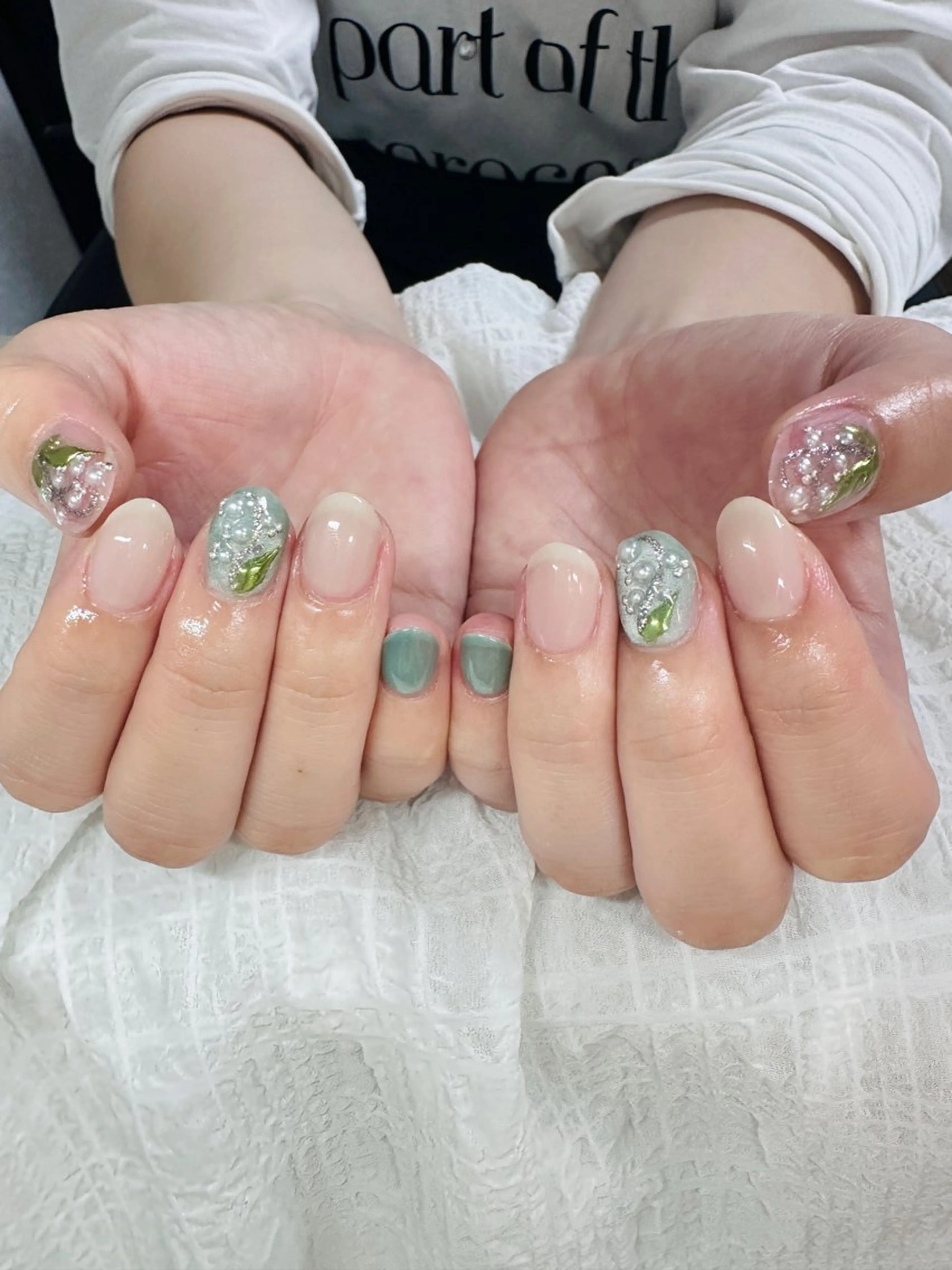 ネイル コネコネイルサロン モデル用のネイルデザイン