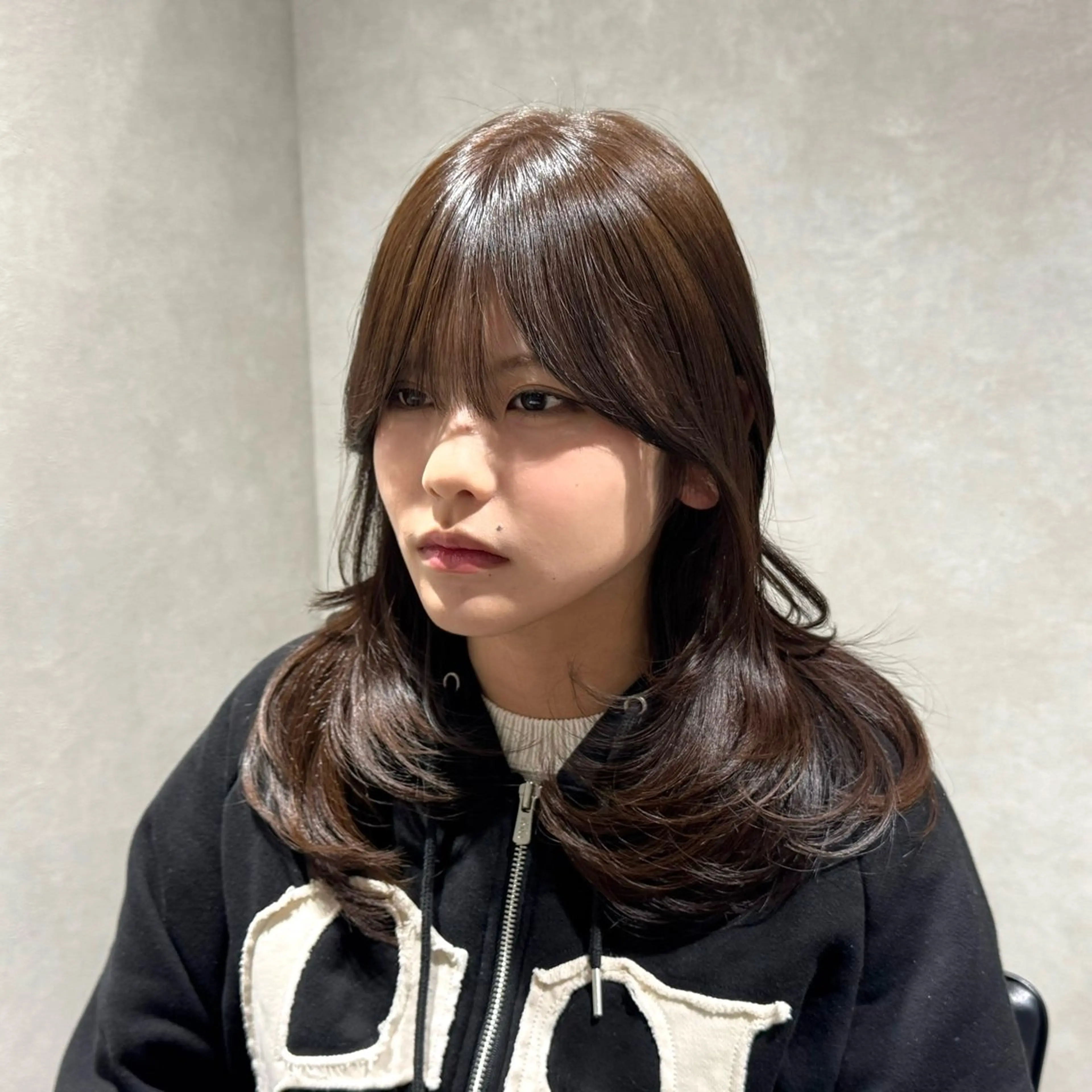 セミロング カット ヘアカラー 韓国特化🇰🇷千葉 /レイヤーカット竜生のヘアスタイル