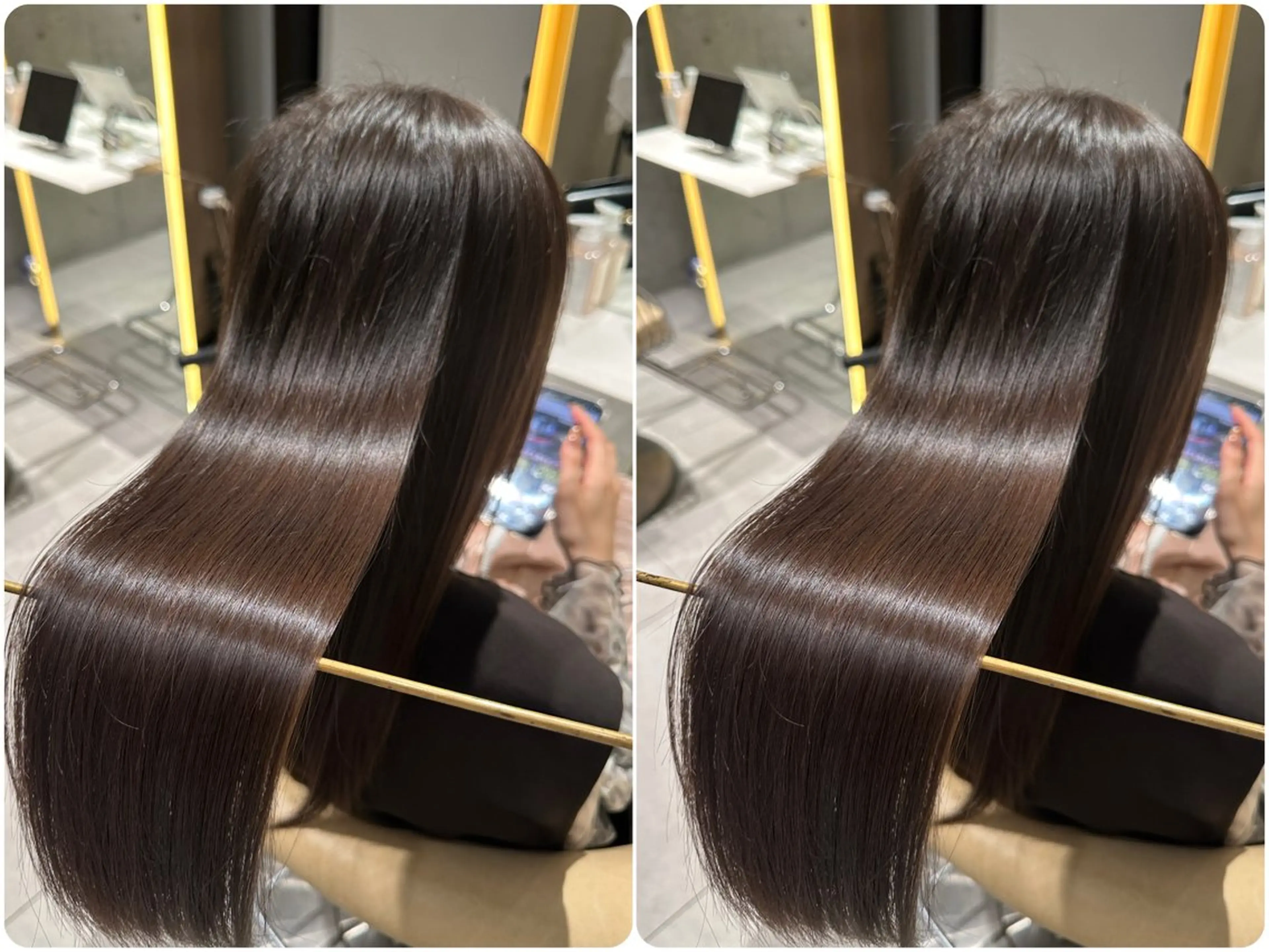 ロング カット 縮毛矯正 トリートメント ゆーだい🇰🇷韓国 🇰🇷×髪質改善のヘアスタイル