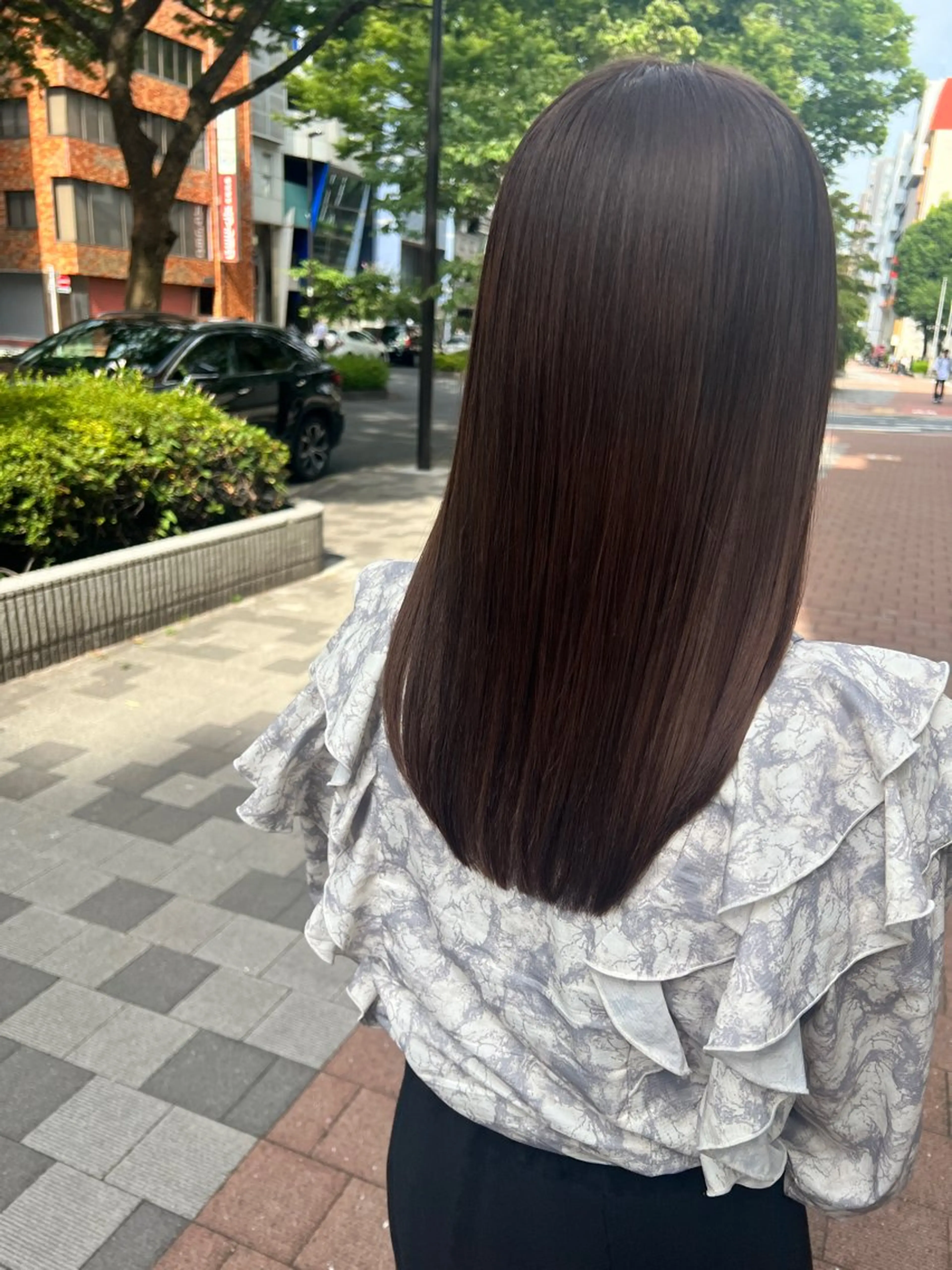 ロング カラー 全国1位🥇世界5位 小野田　礼花のヘアスタイル