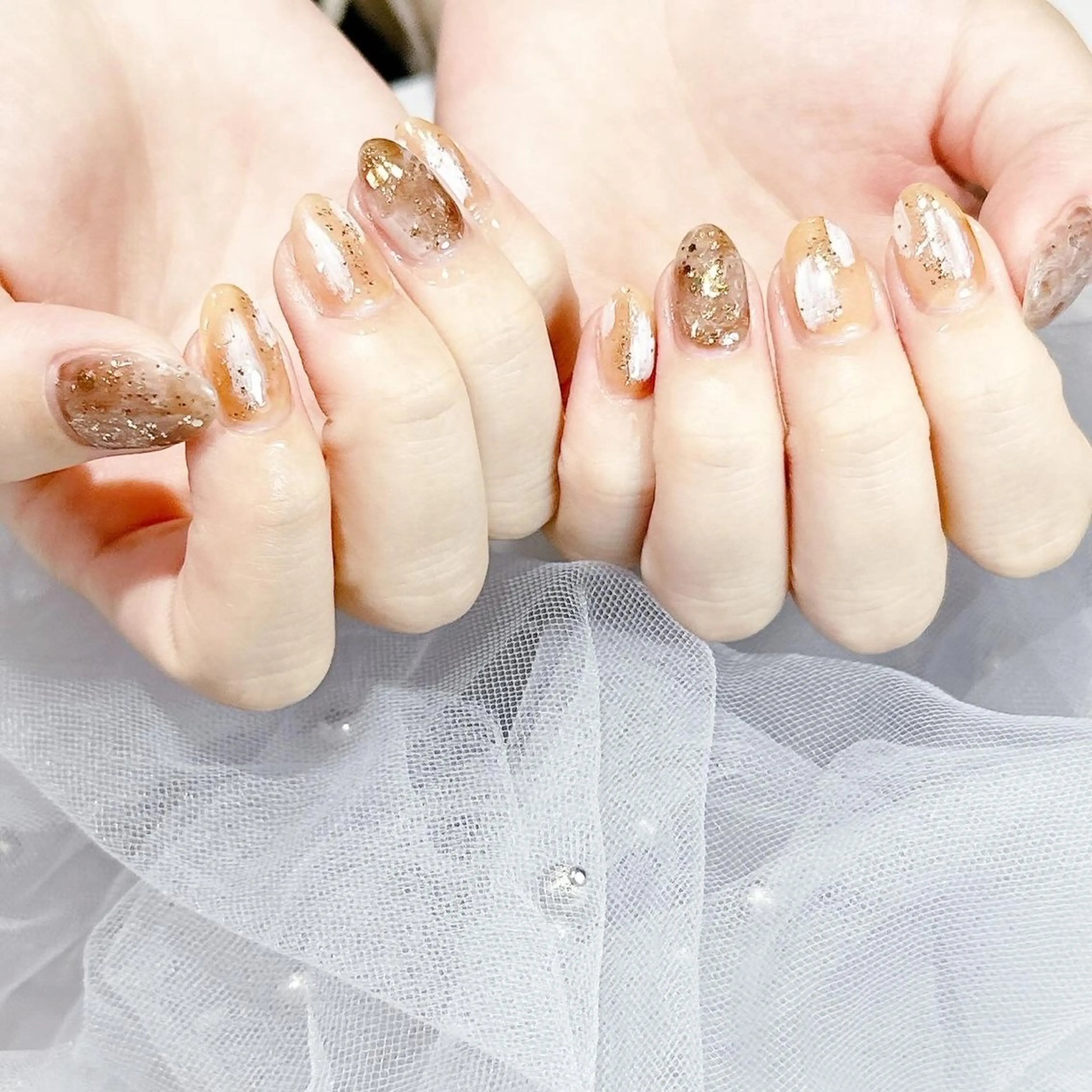 ネイル アニマル柄 フットネイル ジェルネイル マグネットネイル マットネイル ネイルサロン パールのネイルデザイン