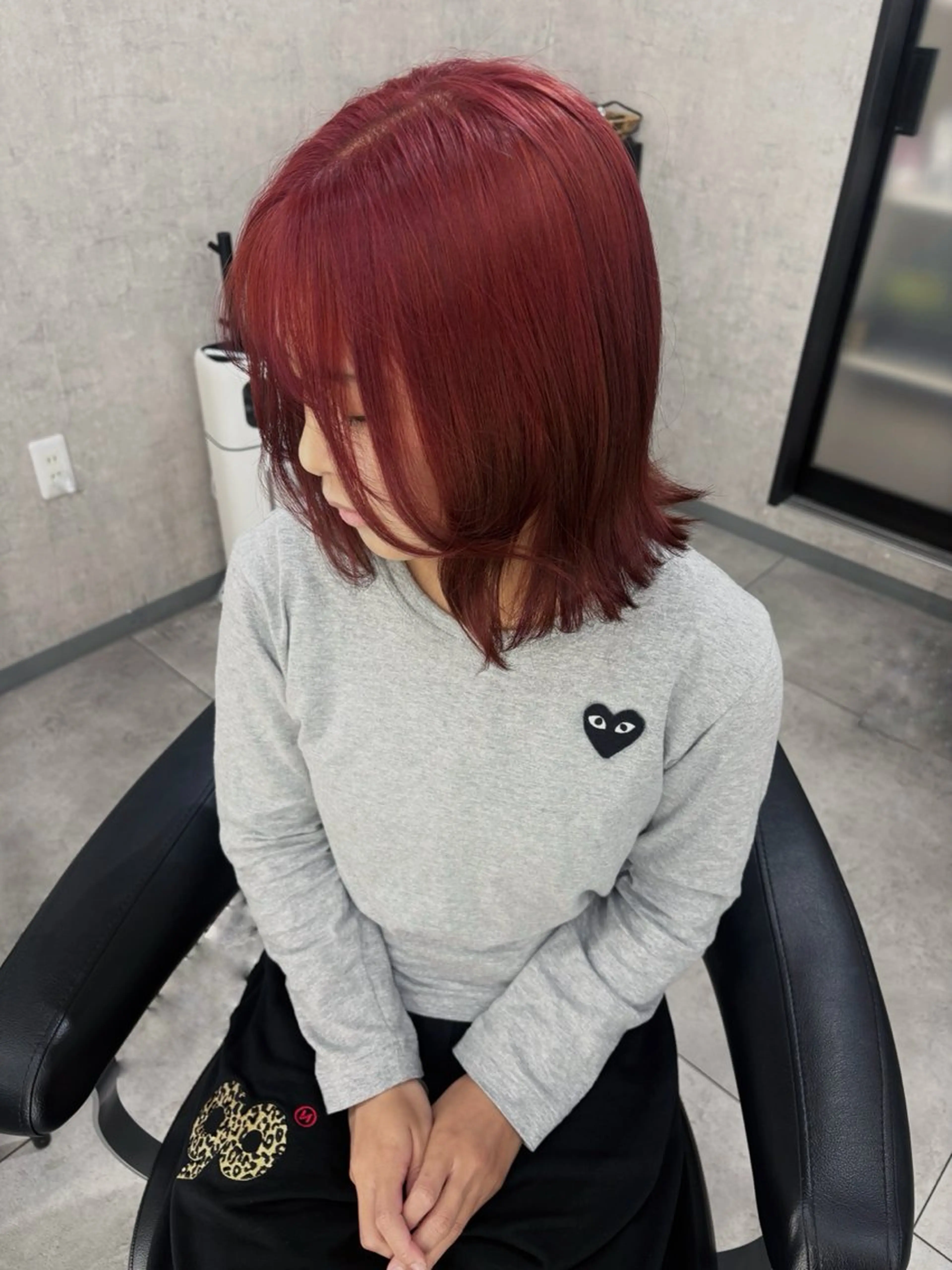 ショート カラー ヘアカラー 山田 明のヘアスタイル