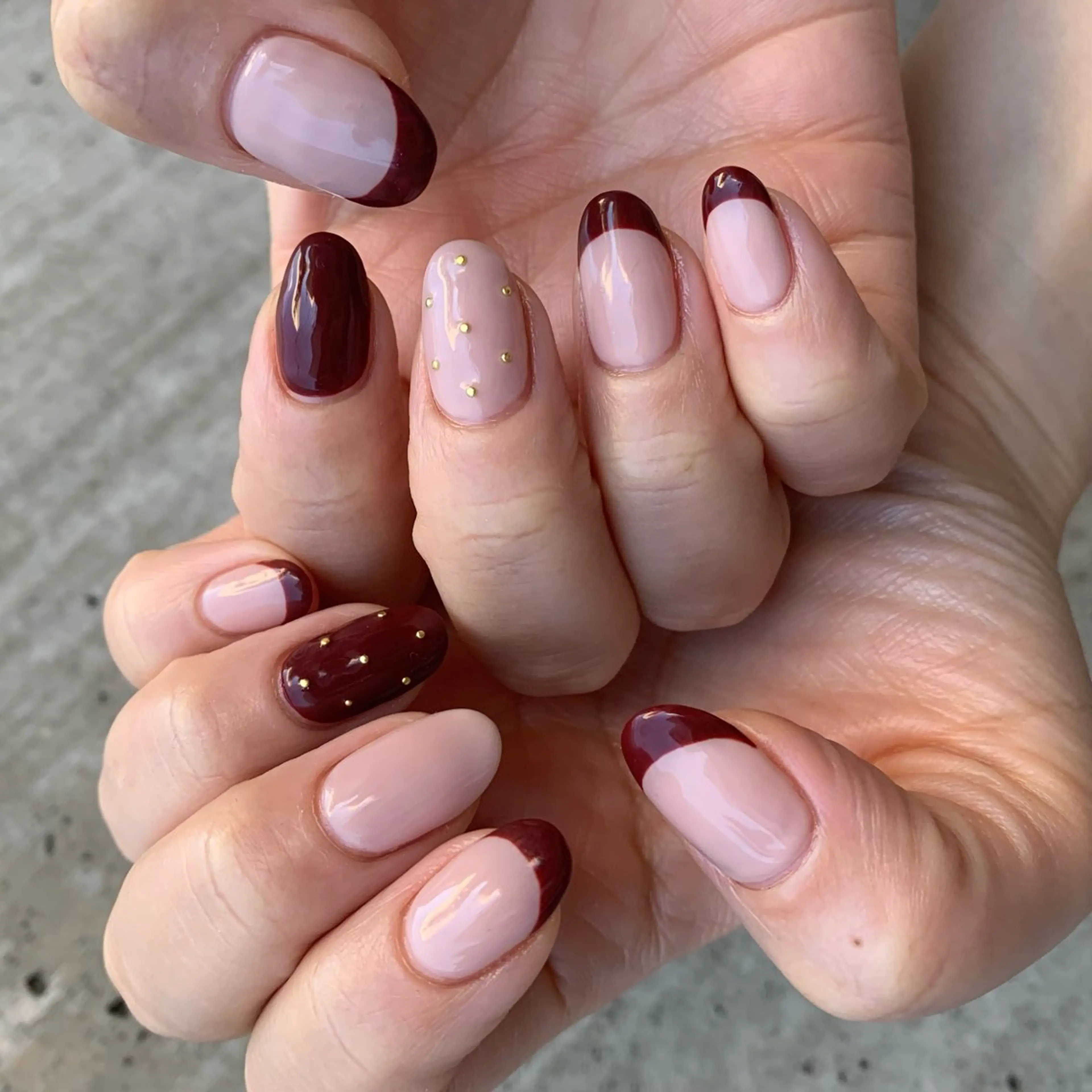 ネイル フレンチネイル YUKIMO🍎名駅 /ニュアンスのネイルデザイン