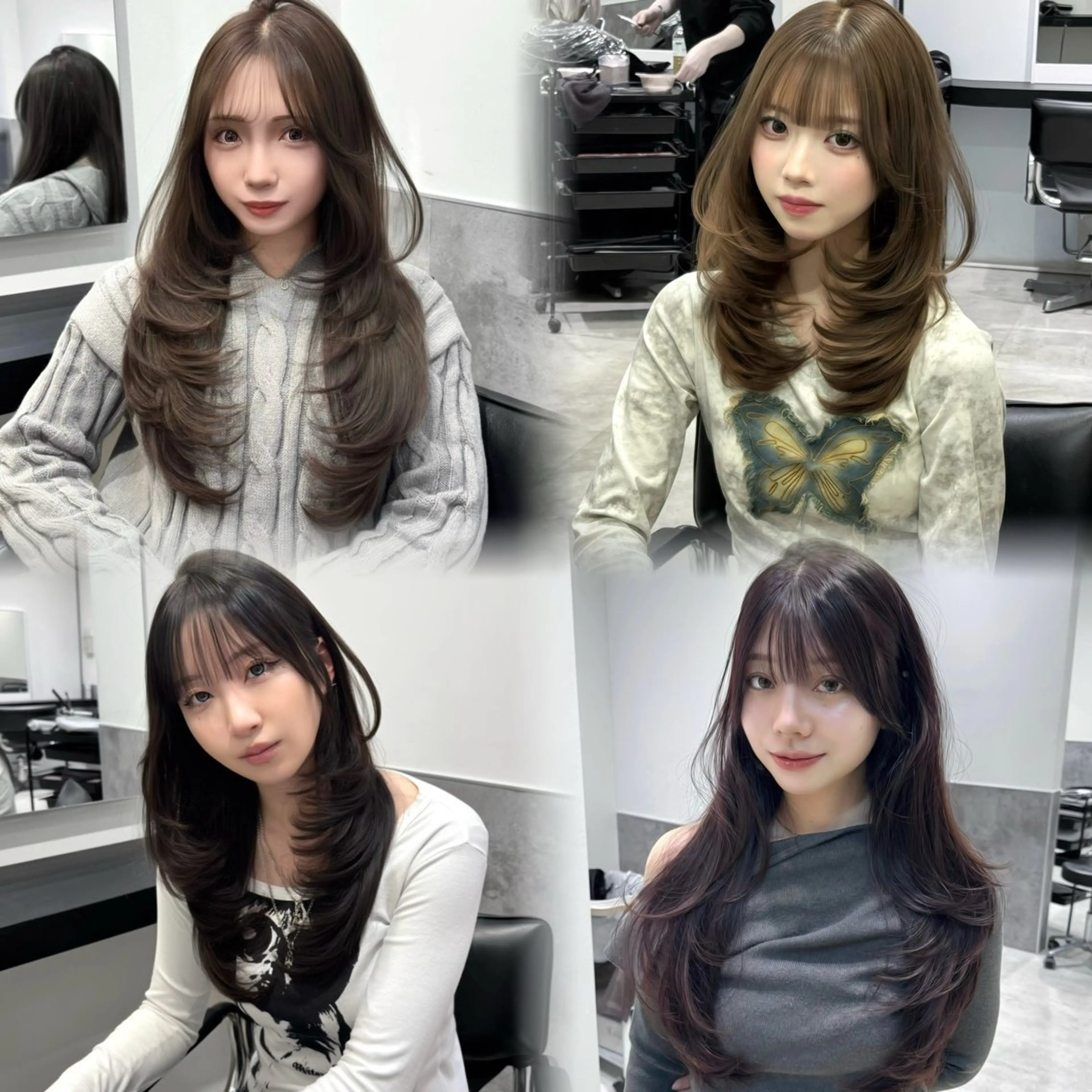 ロング カラー レイヤーカット カット ヘアカラー トリートメント 韓国系支持率No.1 レイヤー特化/きょうのヘアスタイル