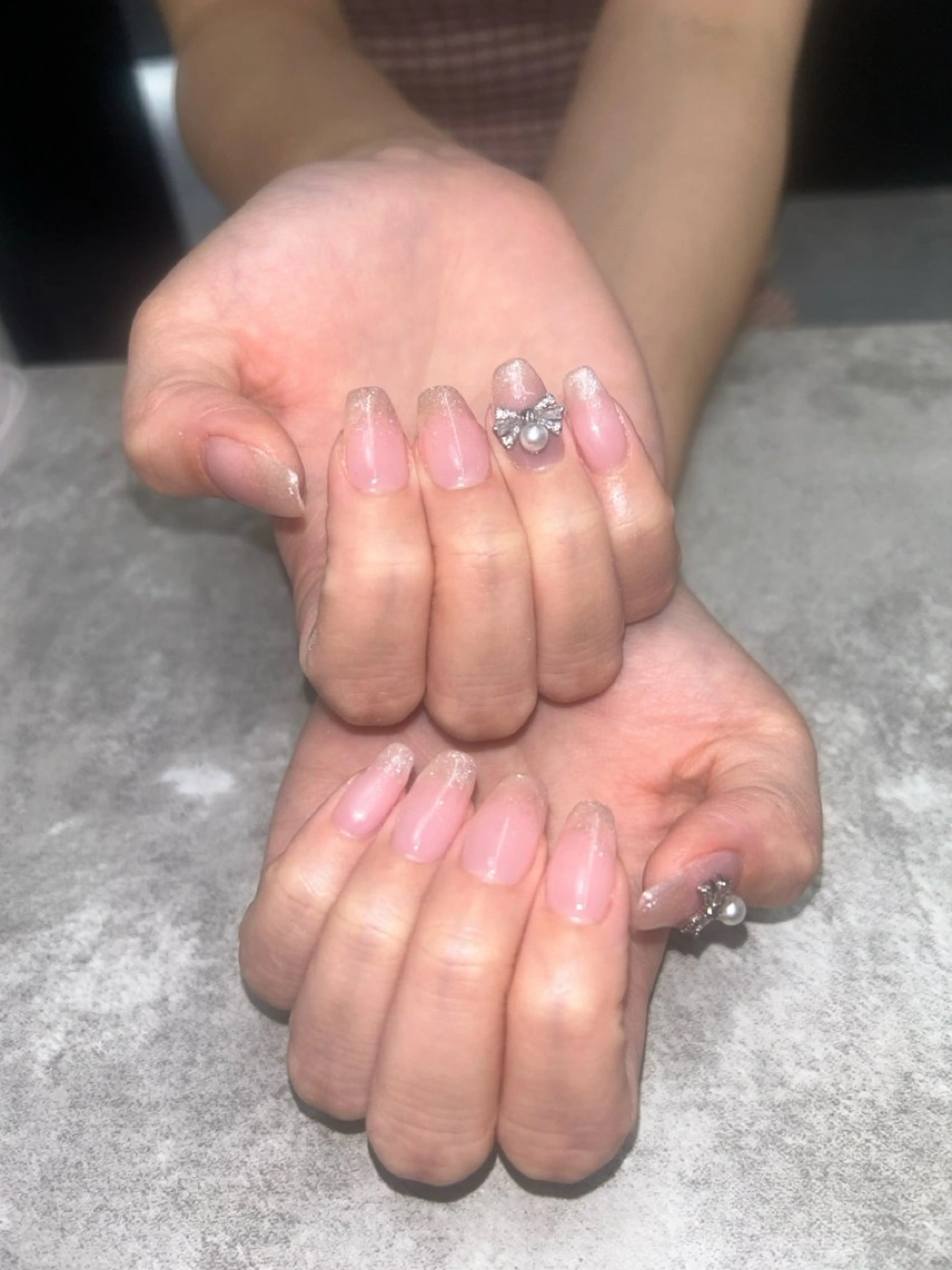 ネイル フレンチネイル グラデーション ワンカラーネイル Naru Kelinailのネイルデザイン