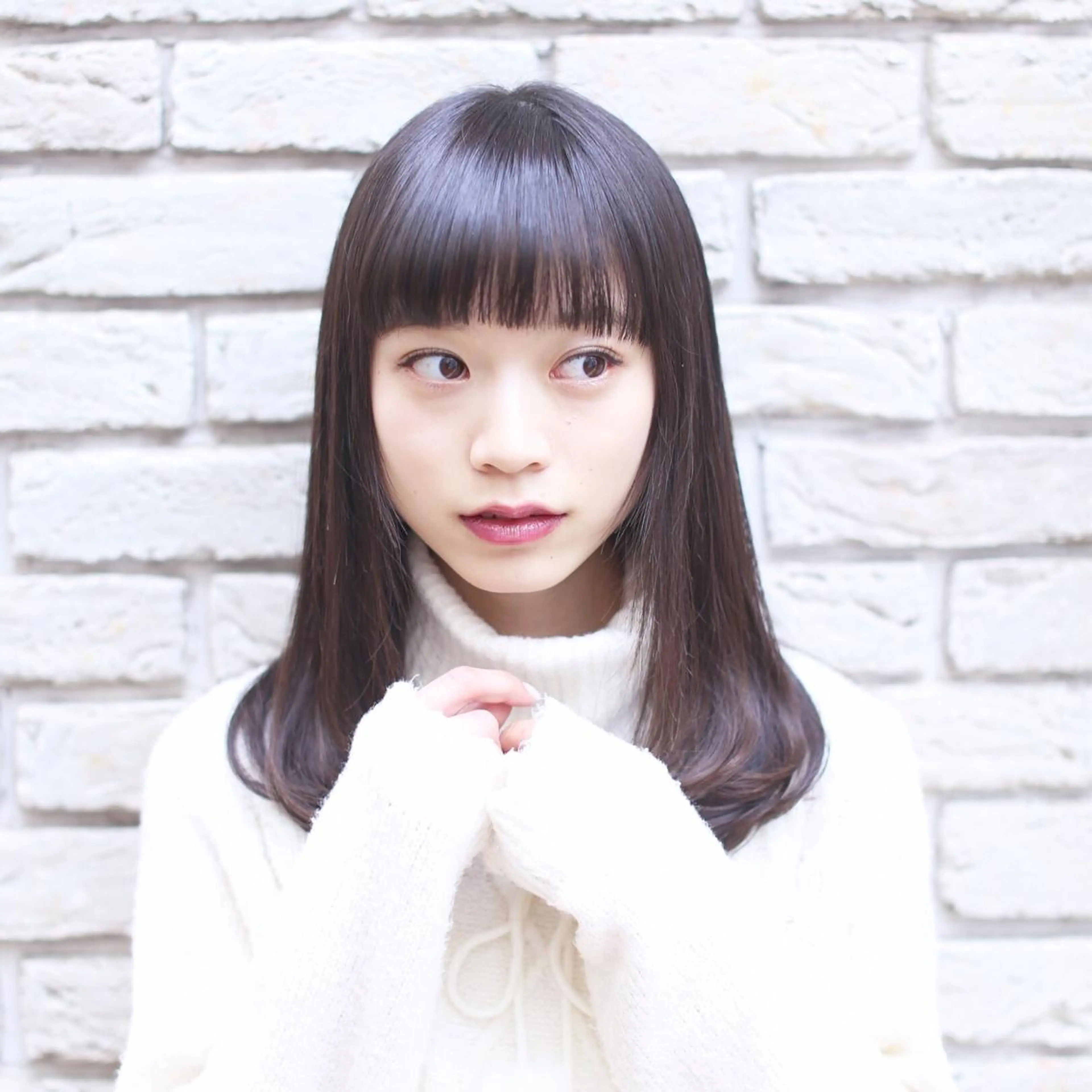 セミロング 永野 亮介のヘアスタイル