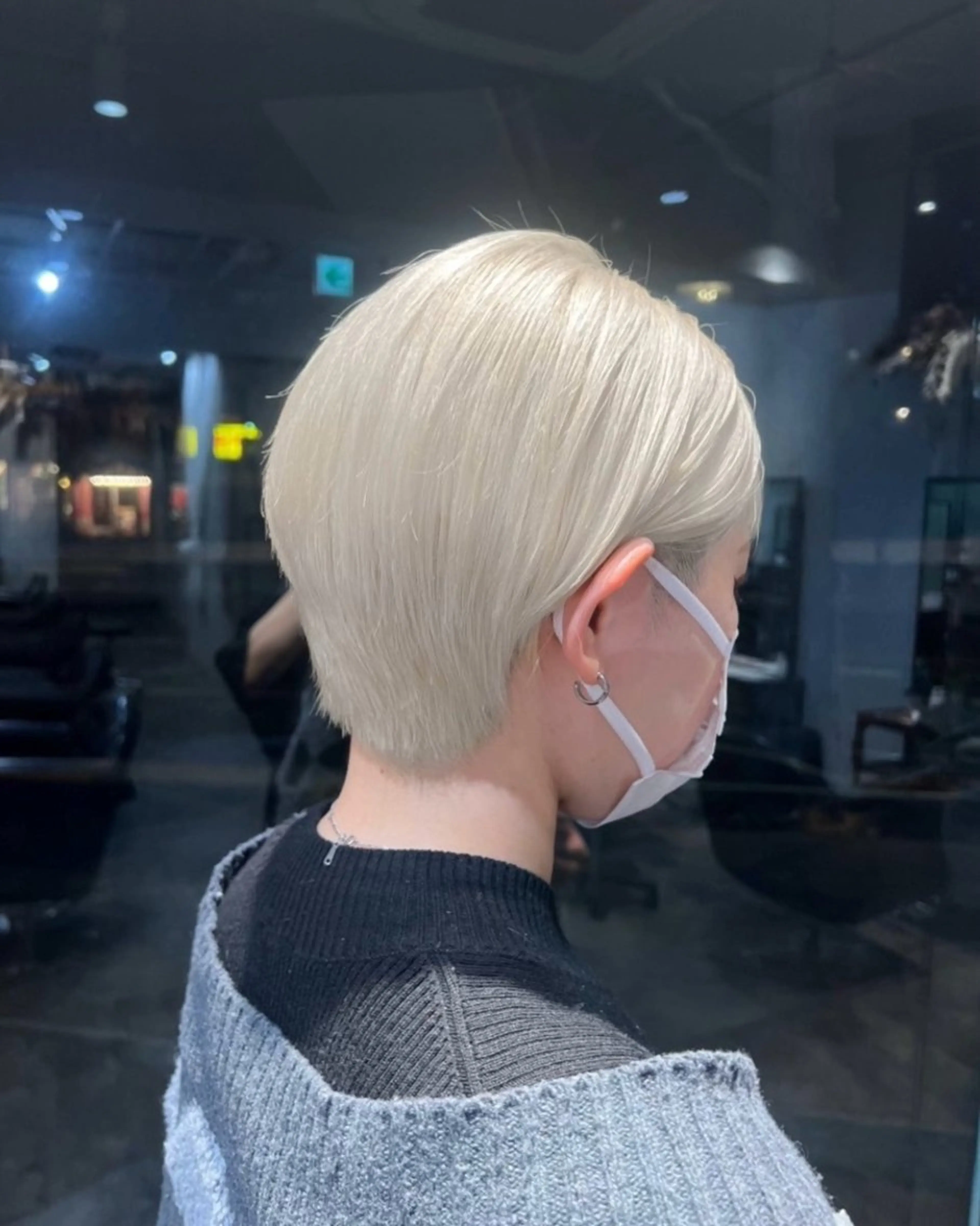 ショート カラー ヘアカラー トリートメント ハイトーンカラー が絶対可愛い✨泰聖✨のヘアスタイル