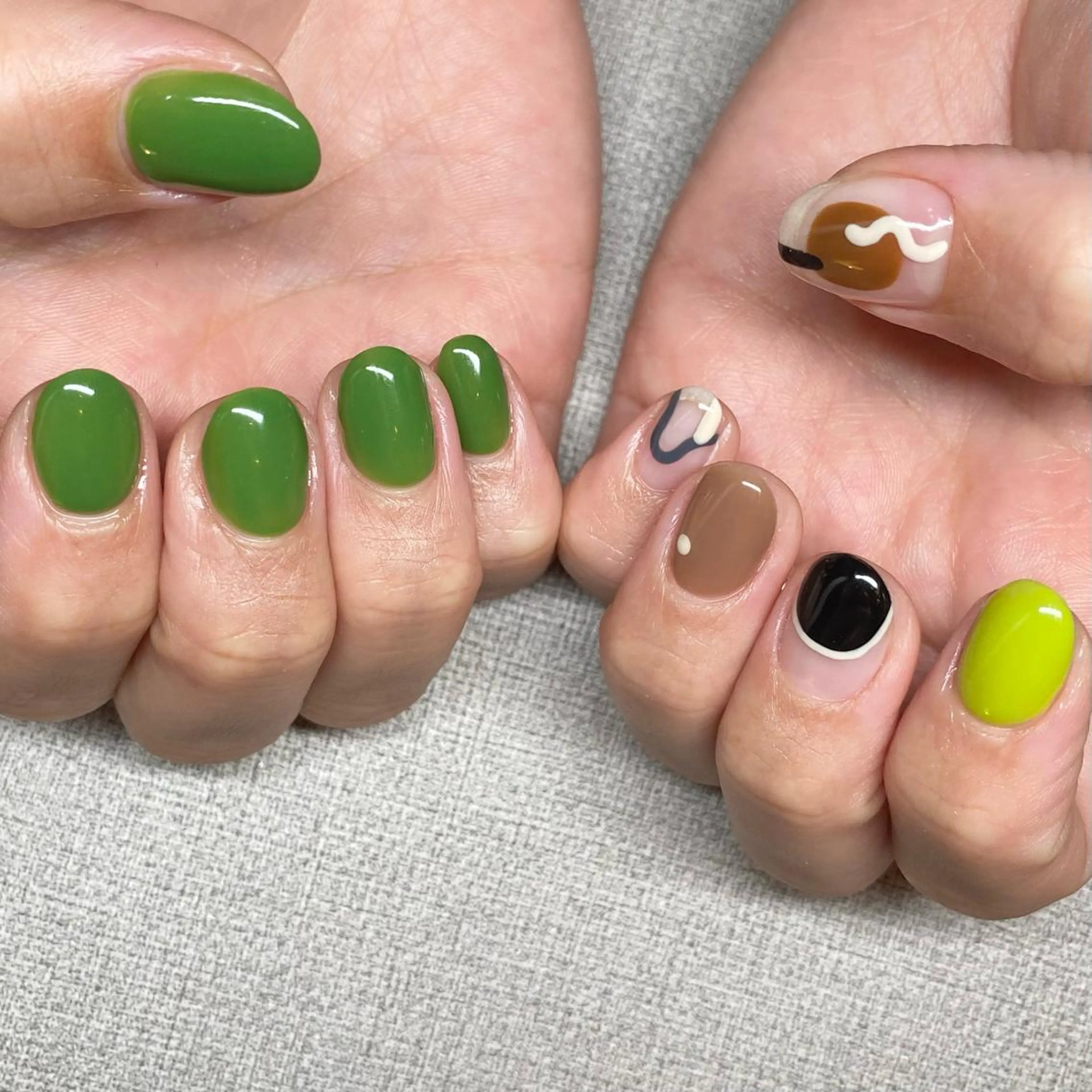 ネイル アートネイル ニュアンスネイル 春ネイル 夏ネイル ハンドネイル 山田 貴子のネイルデザイン