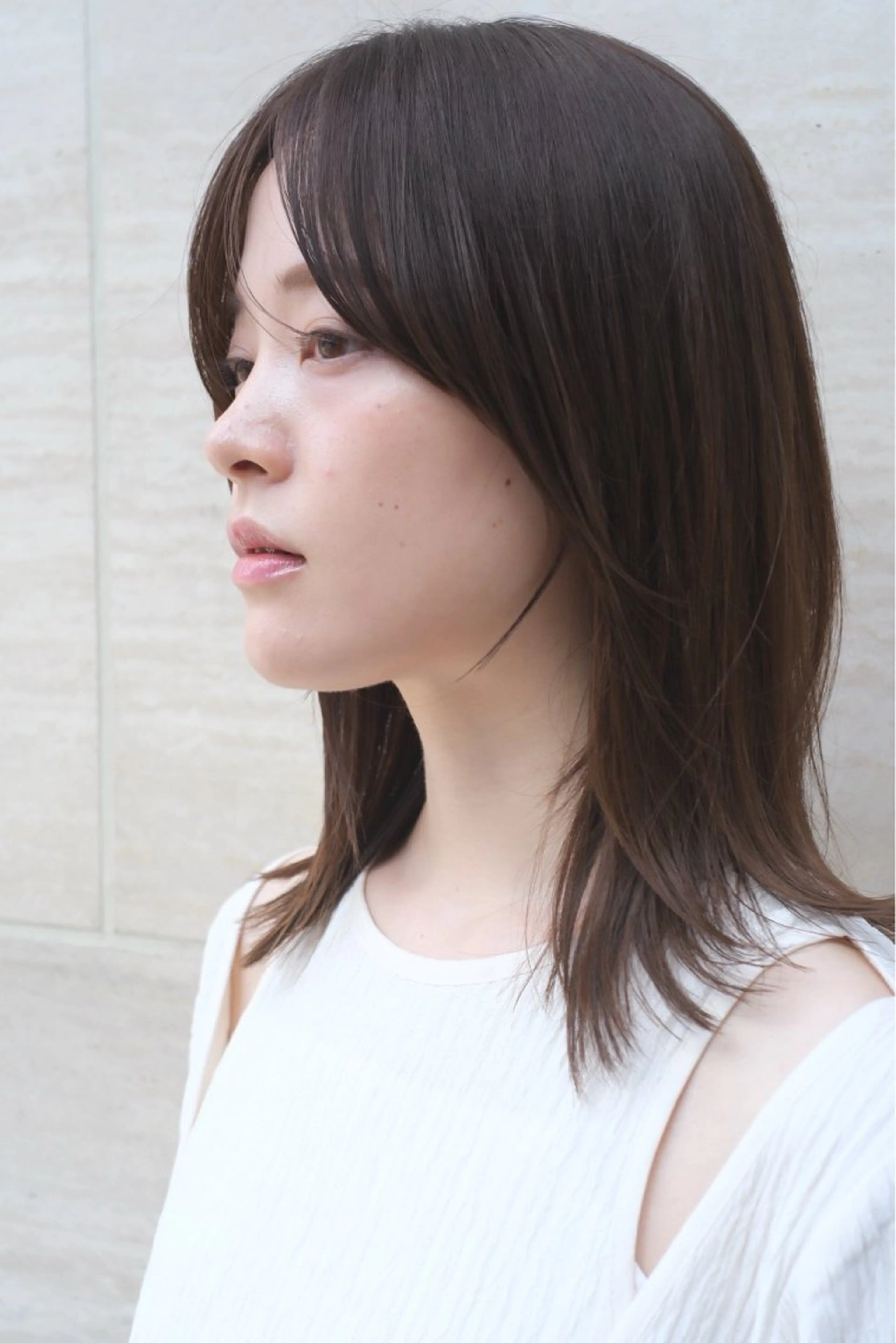 ミディアム レイヤーカット カット ヘアカラー トリートメント ボブ/ミディアム 親しみやすさ/さくらのヘアスタイル
